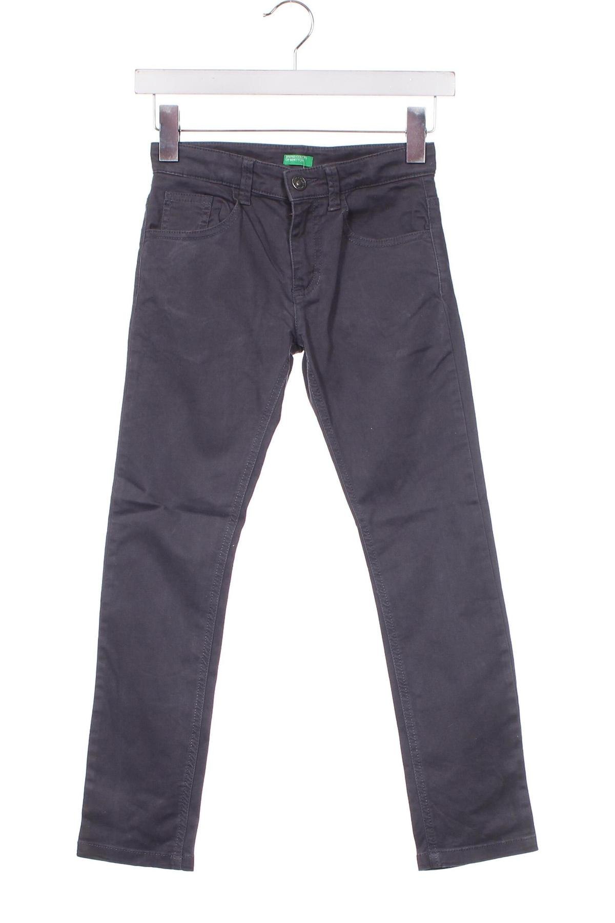 Pantaloni pentru copii United Colors Of Benetton, Mărime 7-8y/ 128-134 cm, Culoare Gri, Preț 43,89 Lei