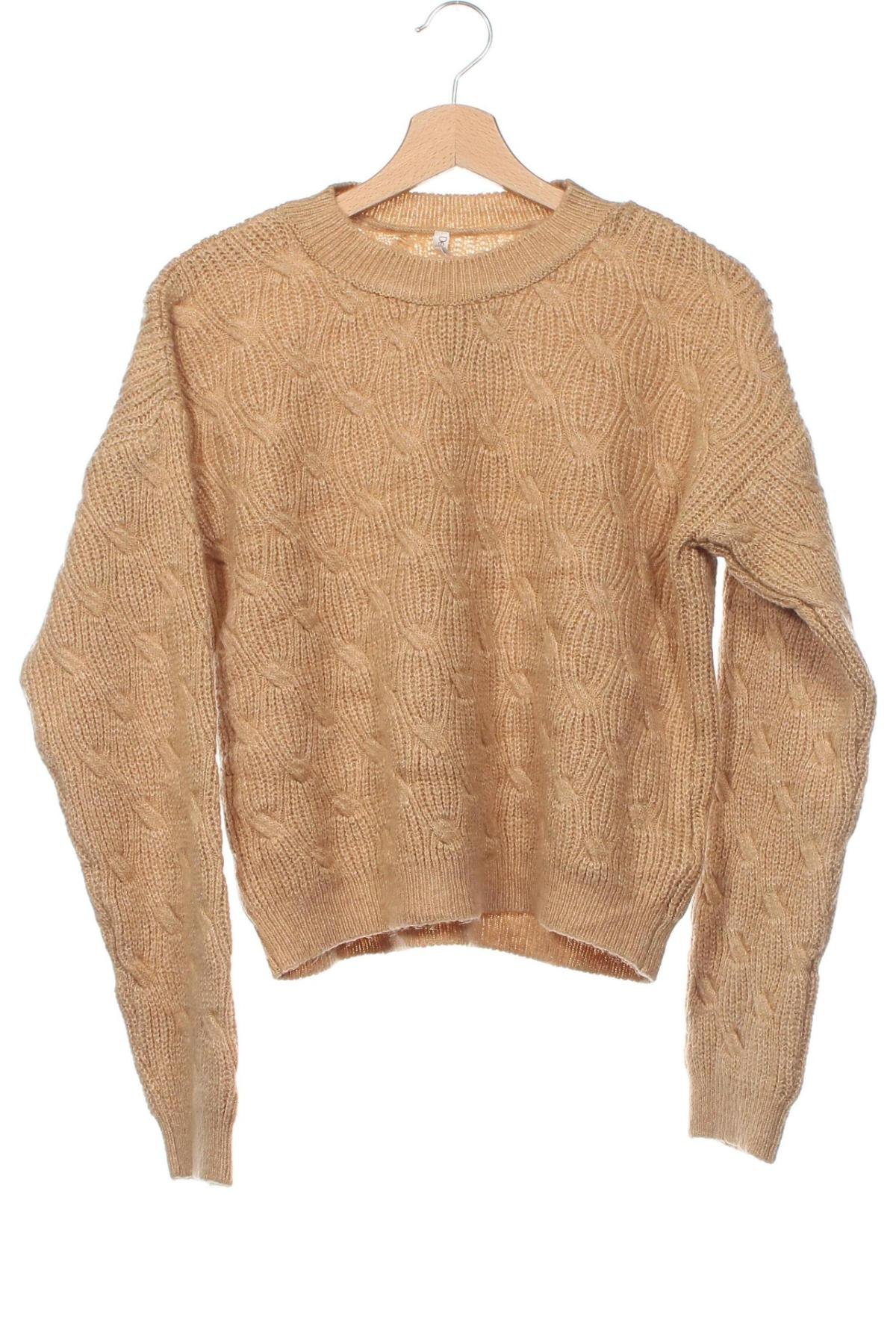 Kinderpullover Defacto, Größe 12-13y/ 158-164 cm, Farbe Beige, Preis 6,15 €