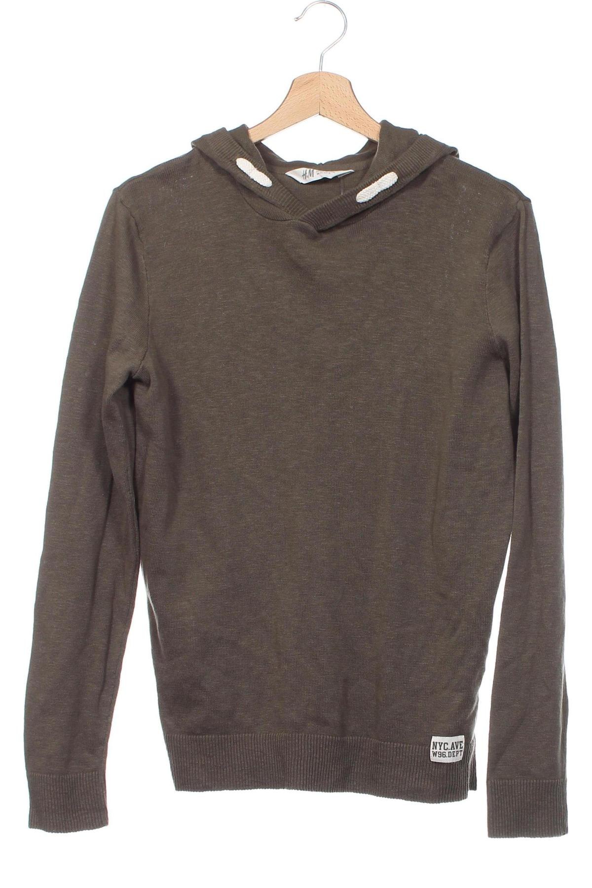 Detský sveter  H&M, Veľkosť 14-15y/ 168-170 cm, Farba Zelená, Cena  3,86 €