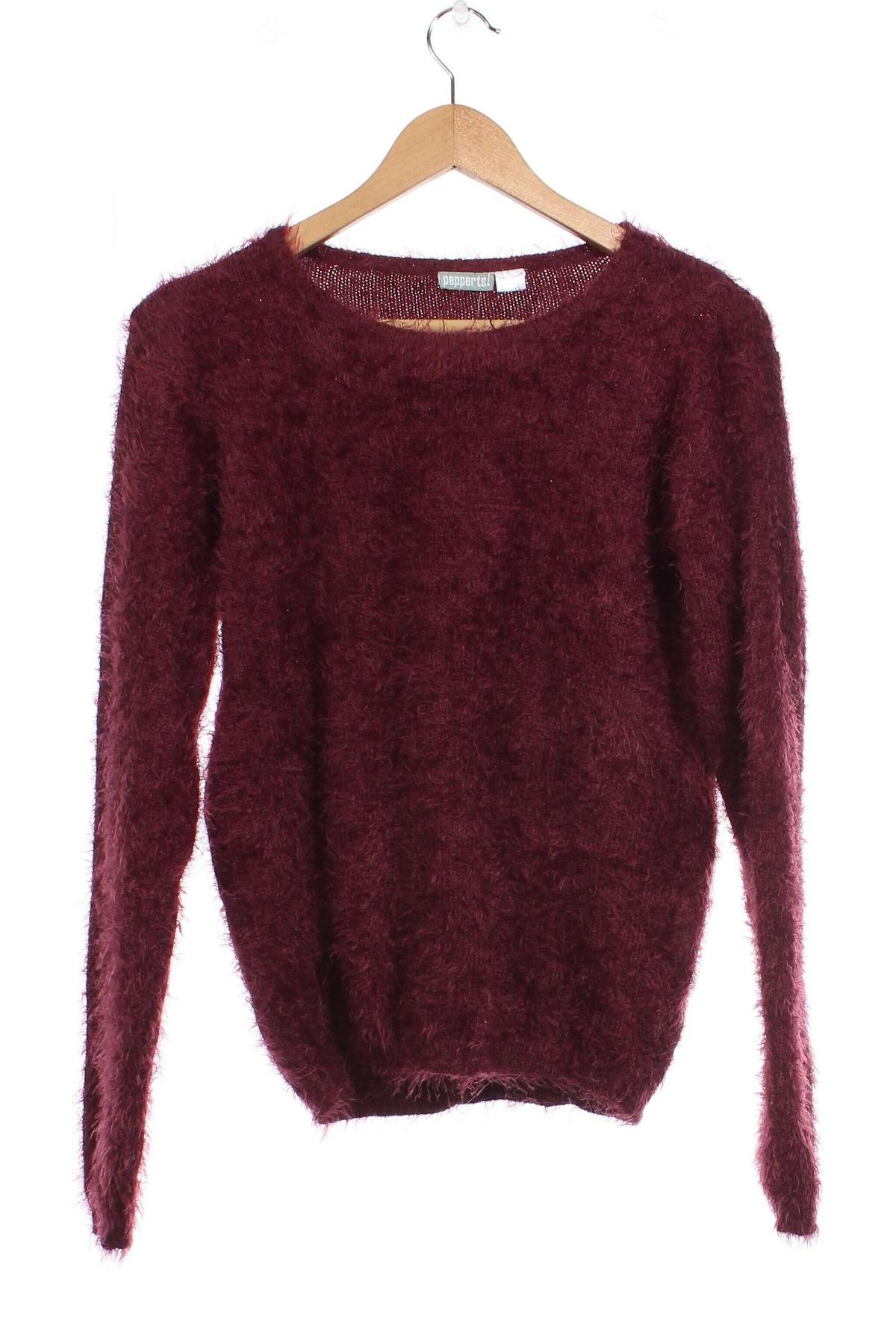 Детски пуловер Pepperts!, Размер 15-18y/ 170-176 см, Цвят Червен, Цена 6,97 лв.
