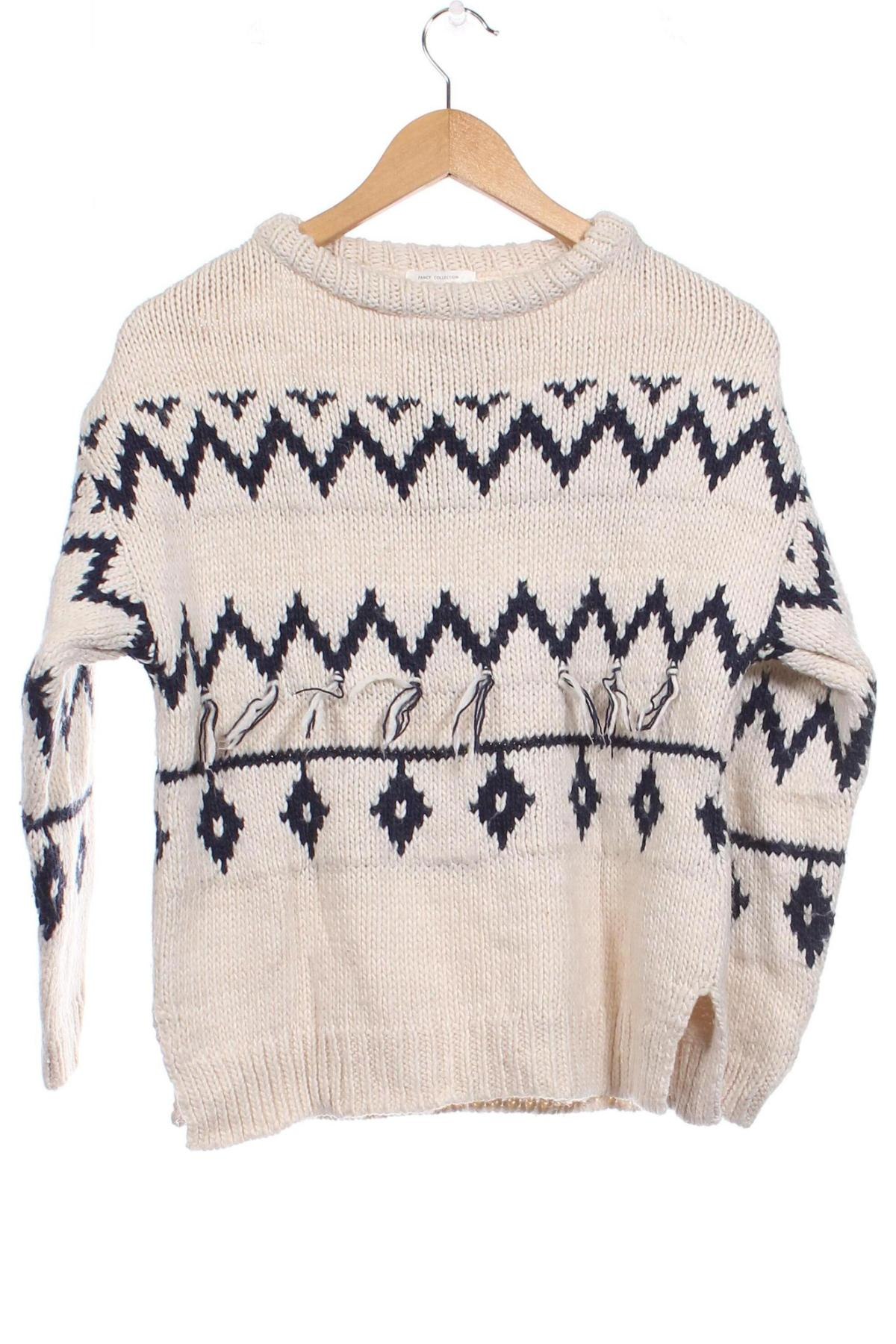 Detský sveter  Zara Knitwear, Veľkosť 13-14y/ 164-168 cm, Farba Kremová, Cena  6,08 €