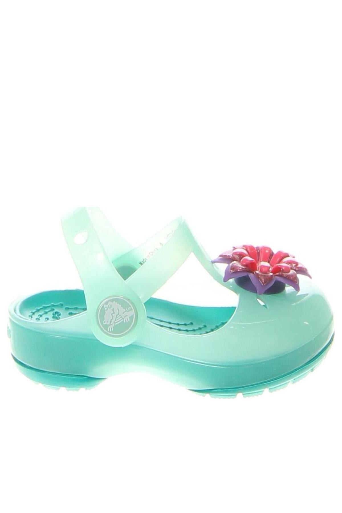 Sandale pentru copii Crocs, Mărime 19, Culoare Verde, Preț 113,16 Lei