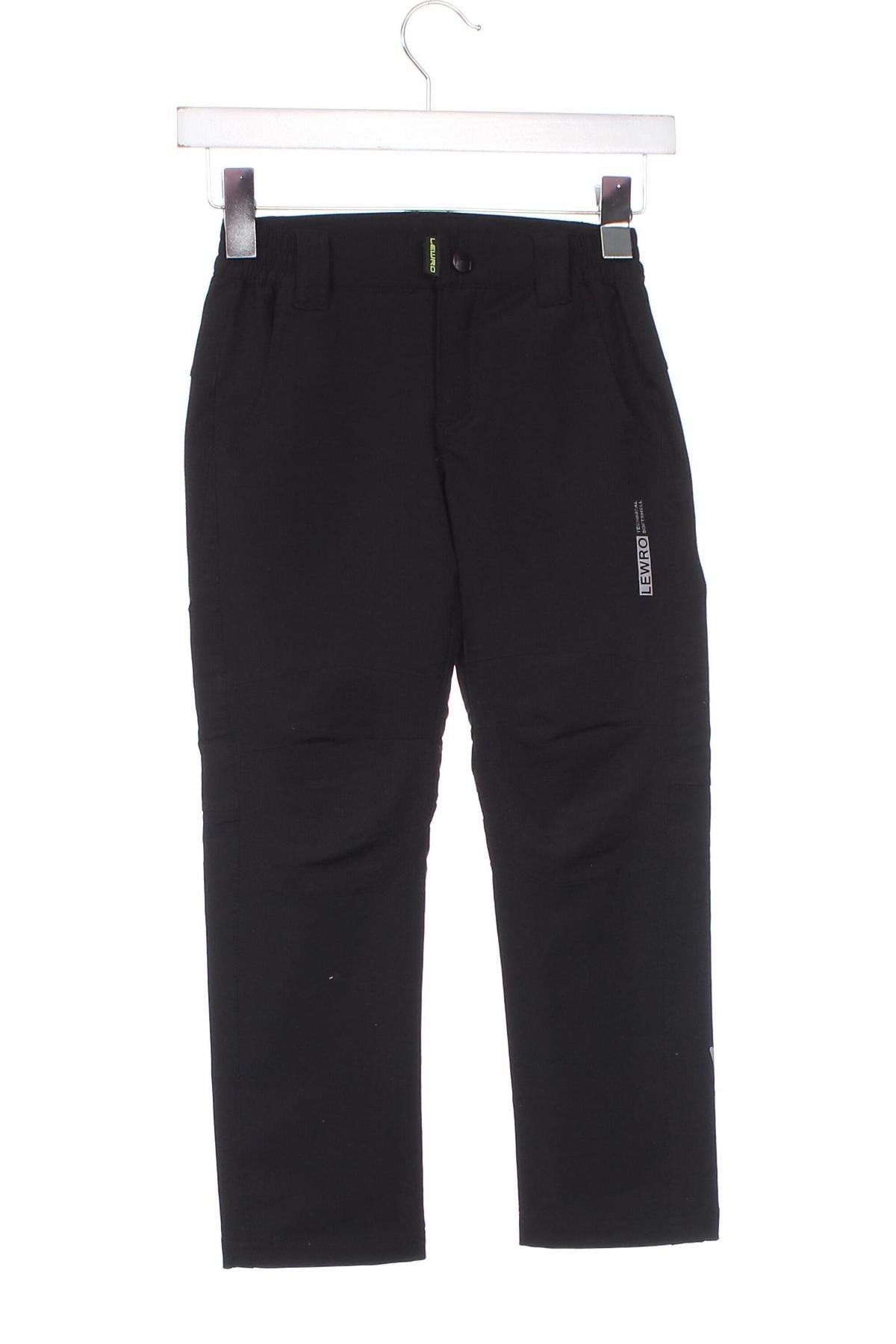 Pantaloni de trening, pentru copii Lewro, Mărime 5-6y/ 116-122 cm, Culoare Negru, Preț 34,11 Lei