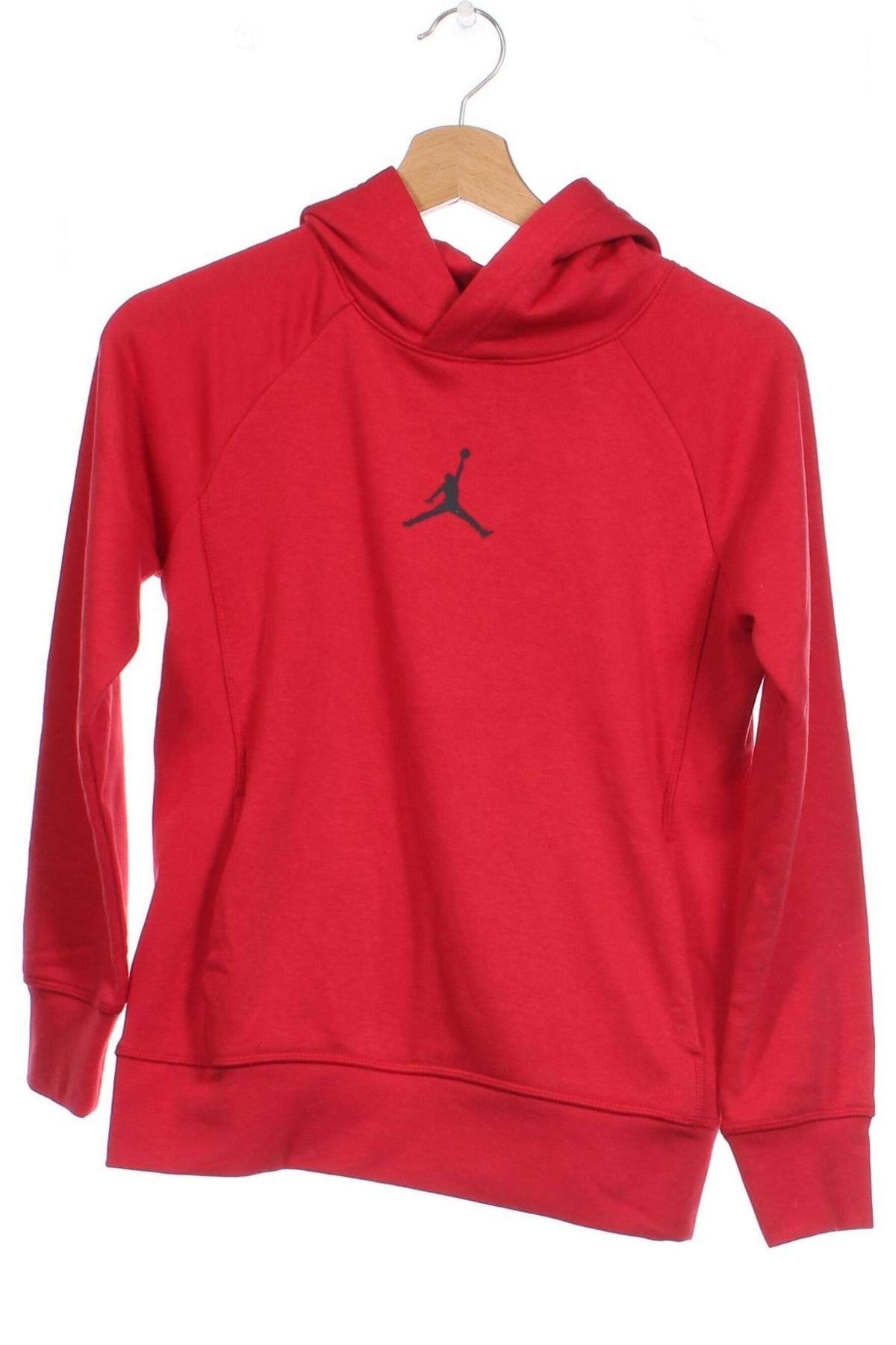 Hanorac pentru copii Air Jordan Nike, Mărime 9-10y/ 140-146 cm, Culoare Roșu, Preț 294,74 Lei