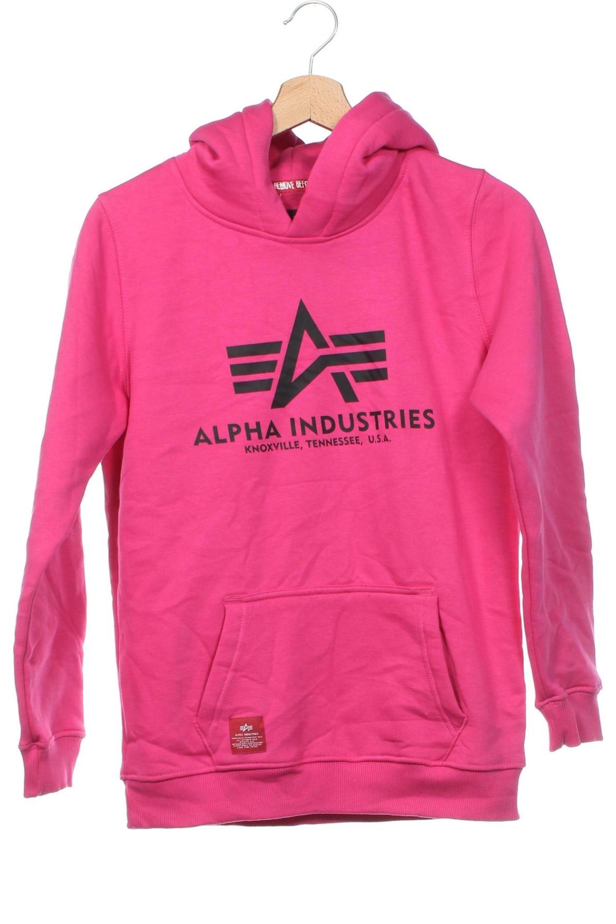 Детски суичър Alpha Industries, Размер 13-14y/ 164-168 см, Цвят Розов, Цена 40,50 лв.