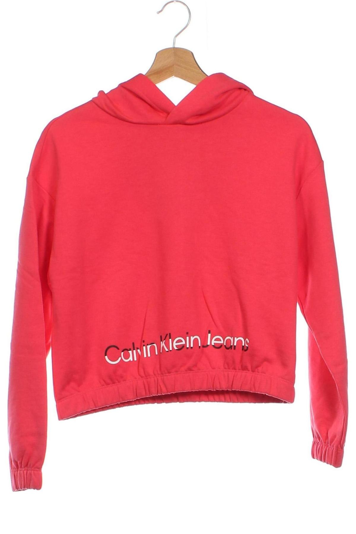 Dětská mikina  Calvin Klein Jeans, Velikost 13-14y/ 164-168 cm, Barva Červená, Cena  704,00 Kč