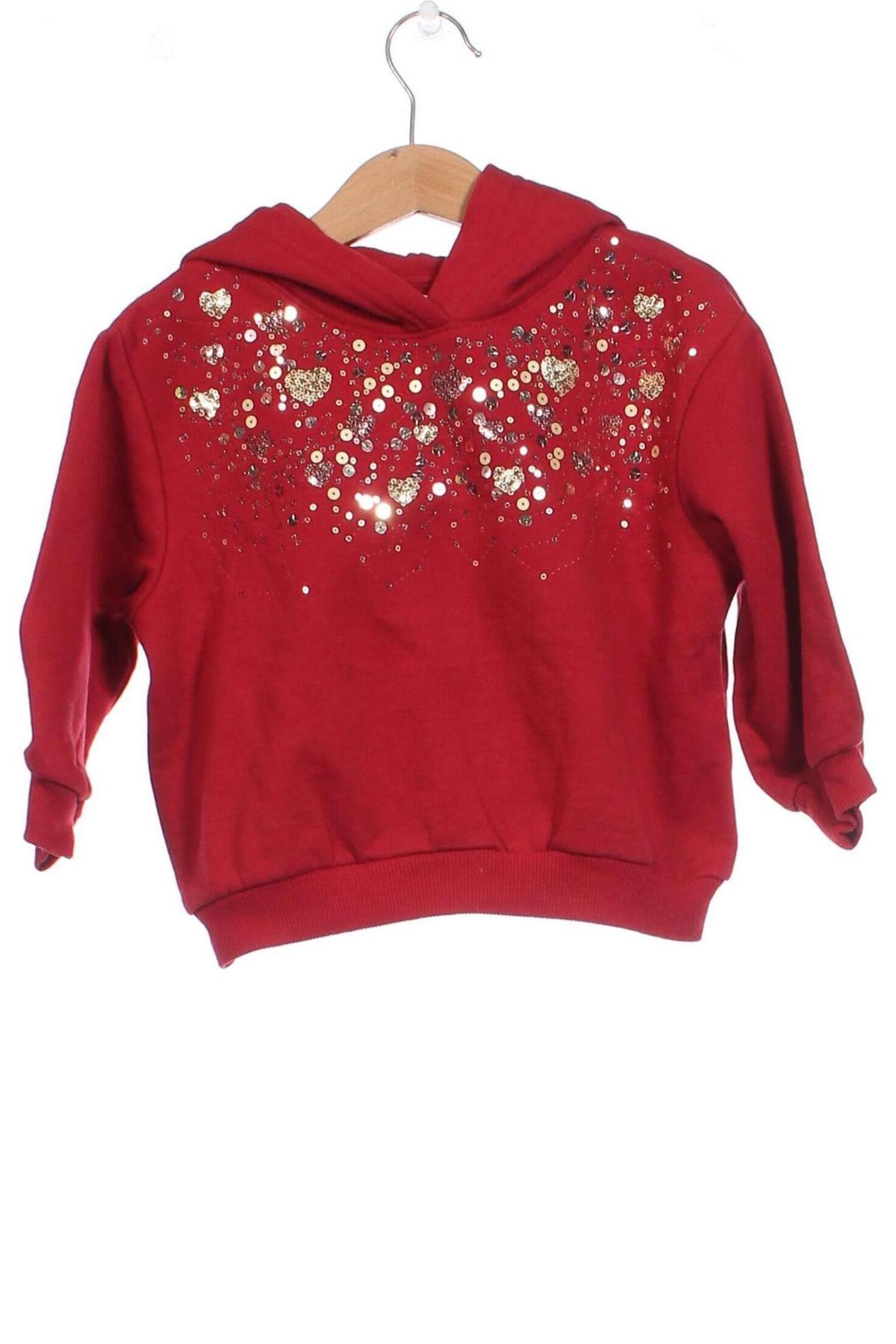 Kinder Sweatshirts H&M, Größe 18-24m/ 86-98 cm, Farbe Rot, Preis 6,08 €