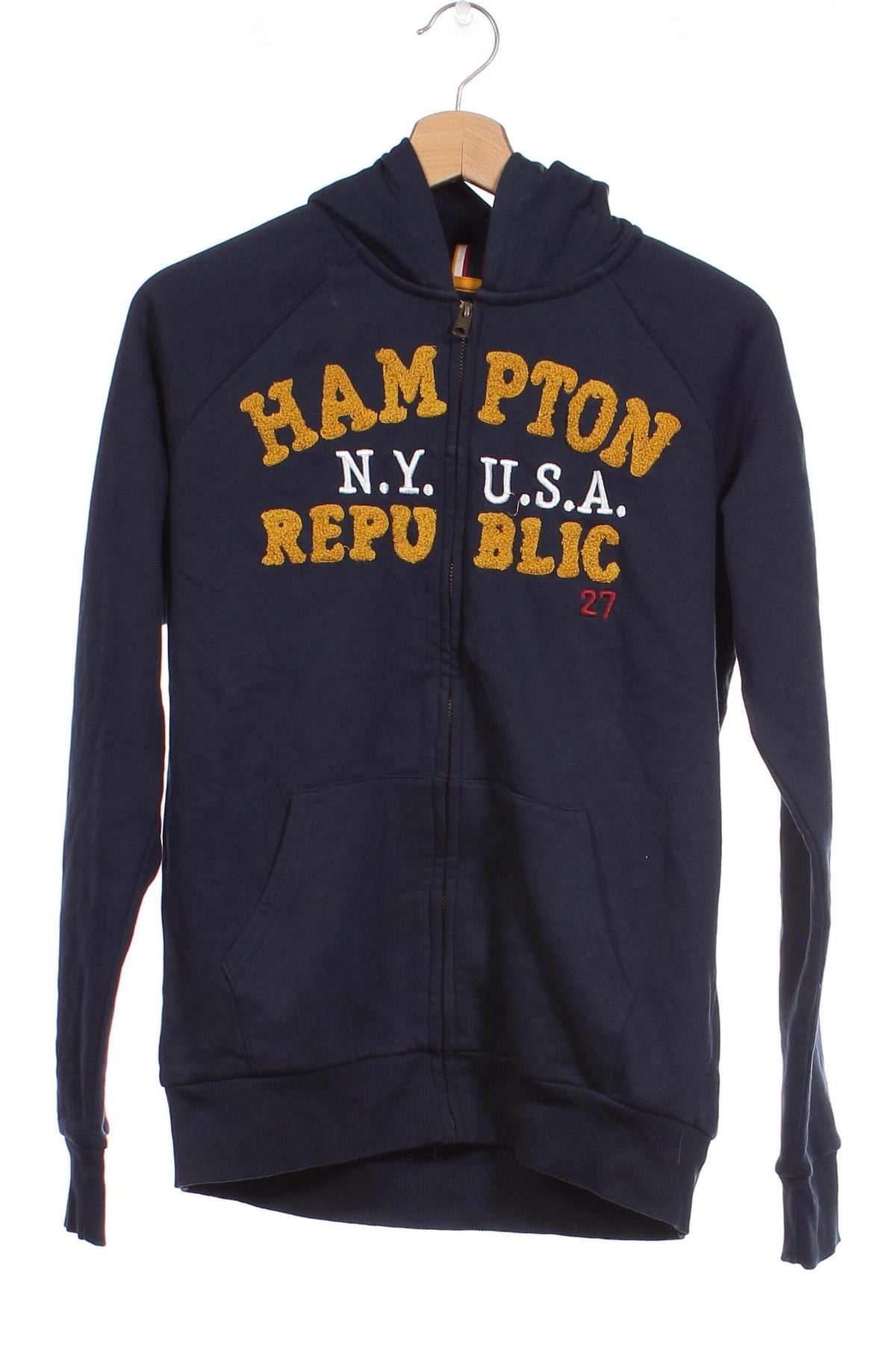 Hanorac pentru copii Hampton Republic, Mărime 14-15y/ 168-170 cm, Culoare Albastru, Preț 98,68 Lei