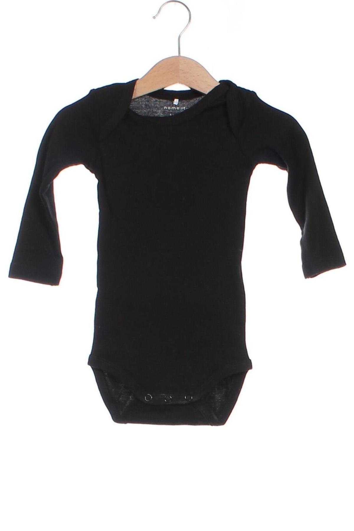 Dziecięce body Name It, Rozmiar 9-12m/ 74-80 cm, Kolor Czarny, Cena 43,98 zł