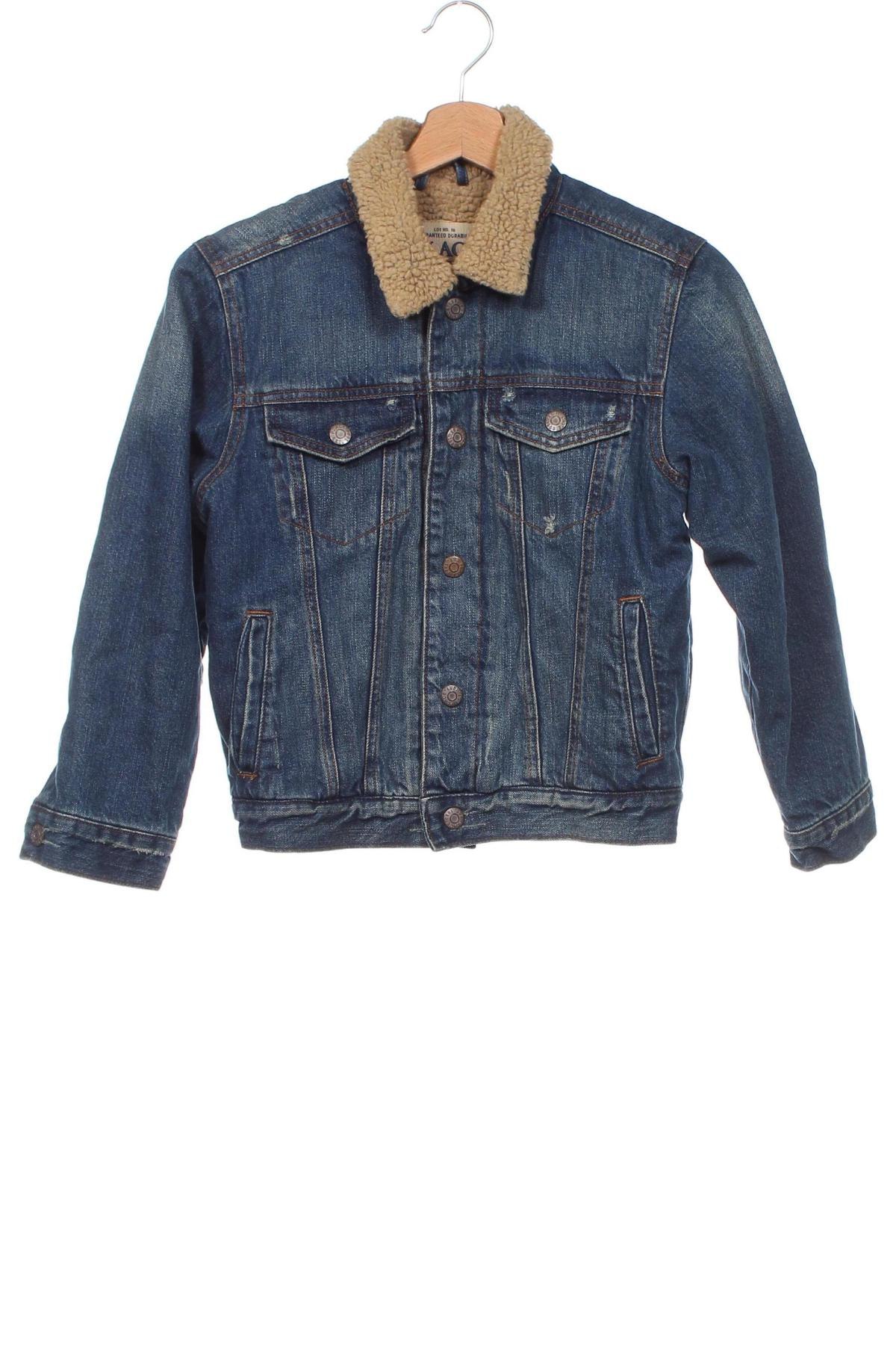 Kinder Jeansjacke Place Est. 1989, Größe 7-8y/ 128-134 cm, Farbe Blau, Preis € 13,78