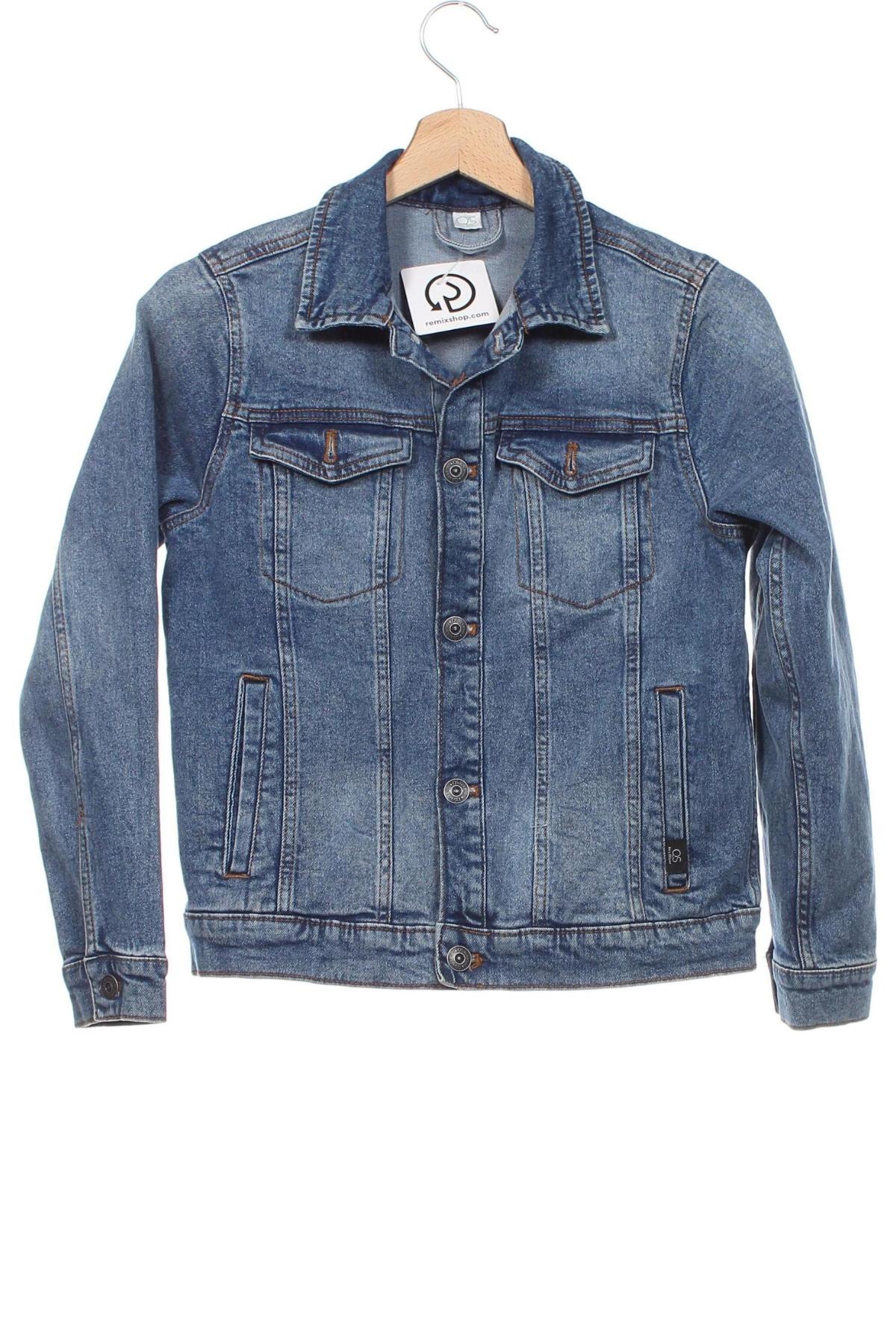 Kinder Jeansjacke Q/S by S.Oliver, Größe 11-12y/ 152-158 cm, Farbe Blau, Preis 16,01 €