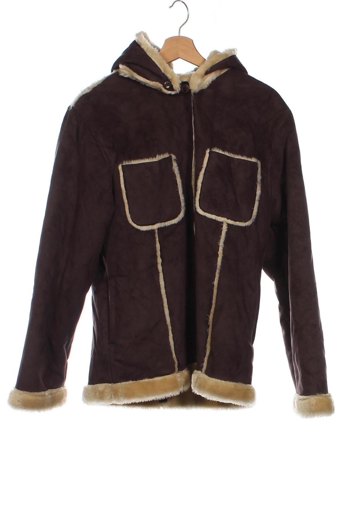 Детско палто, Размер 15-18y/ 170-176 см, Цвят Кафяв, Цена 21,66 лв.