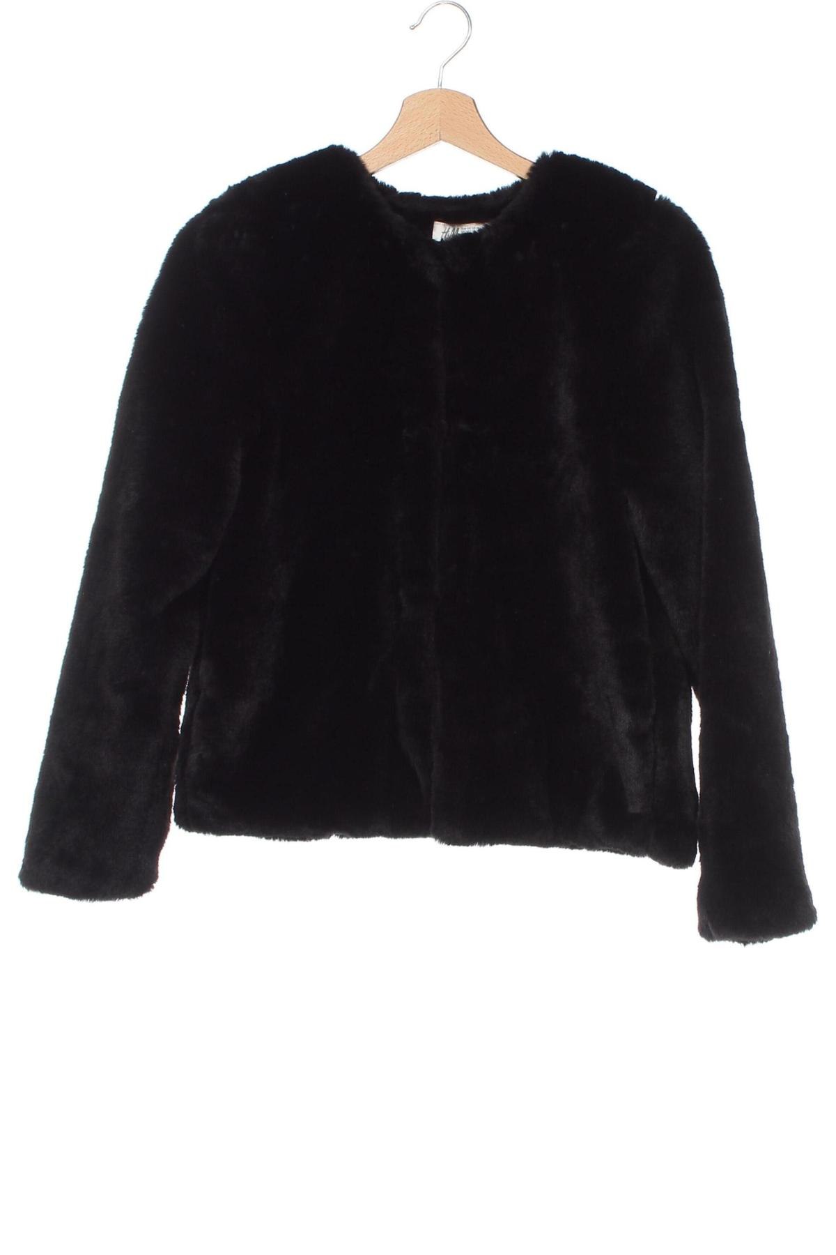 Παιδικό παλτό H&M, Μέγεθος 14-15y/ 168-170 εκ., Χρώμα Μαύρο, Τιμή 15,16 €