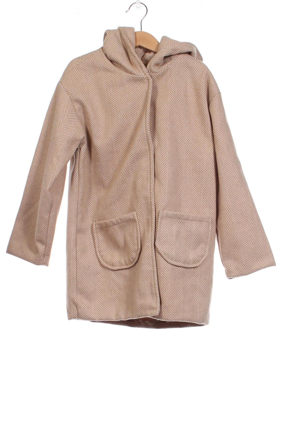 Kindermantel Sinsay, Größe 7-8y/ 128-134 cm, Farbe Beige, Preis € 15,25