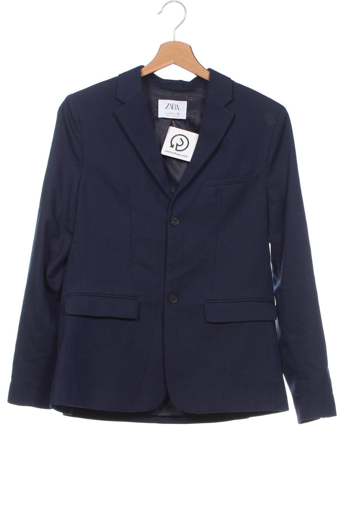Παιδικό σακάκι Zara, Μέγεθος 12-13y/ 158-164 εκ., Χρώμα Μπλέ, Τιμή 16,04 €