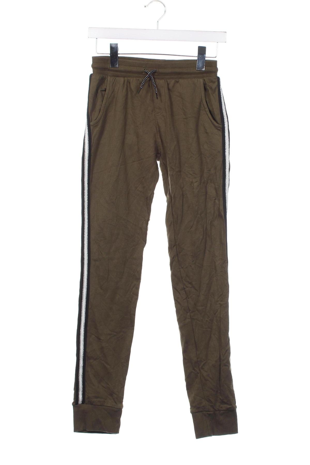 Pantaloni de trening, pentru copii Hema, Mărime 12-13y/ 158-164 cm, Culoare Verde, Preț 35,23 Lei