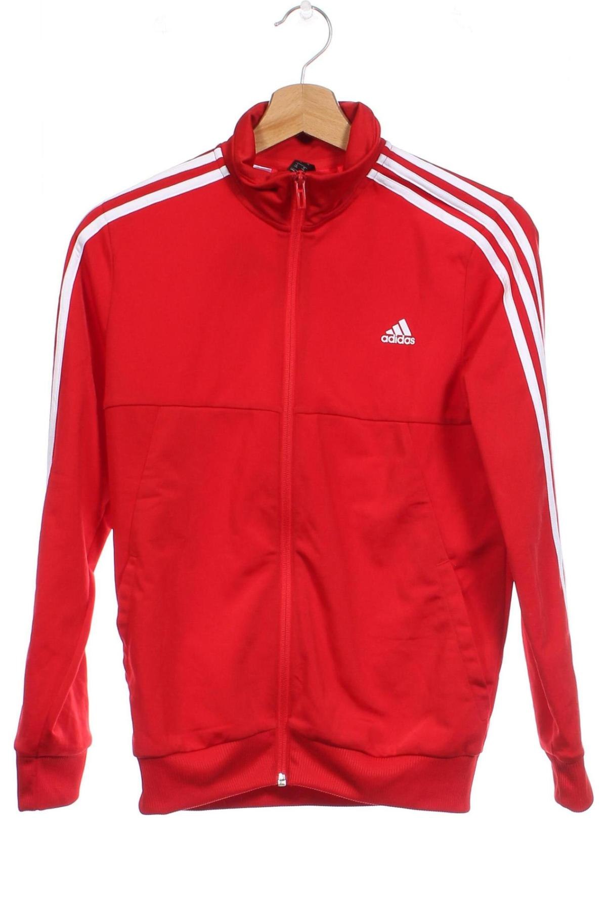 Dětská horní část sportovní soupravy Adidas, Velikost 12-13y/ 158-164 cm, Barva Červená, Cena  622,00 Kč