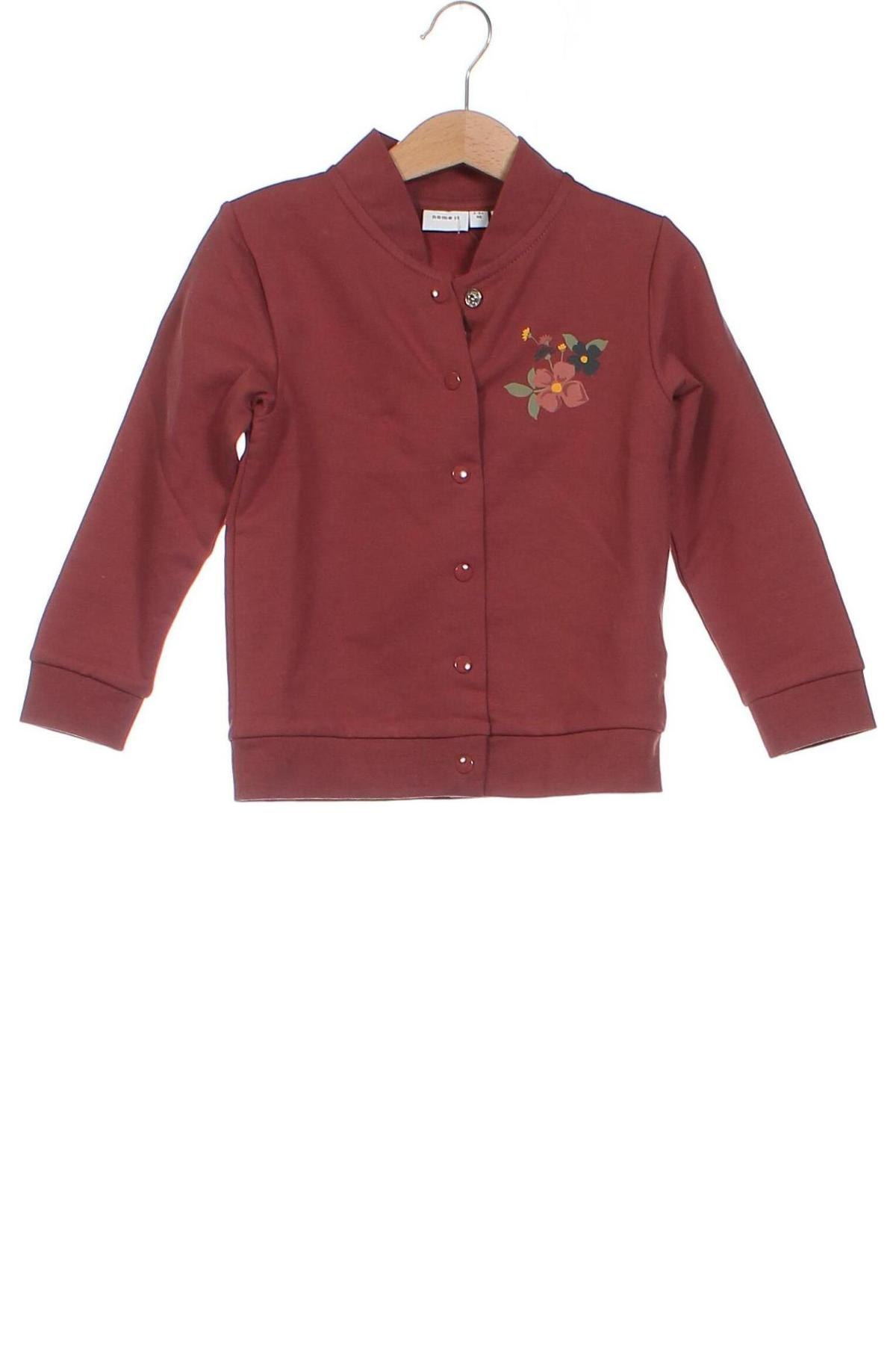 Dziecięca sportowa bluza Name It, Rozmiar 2-3y/ 98-104 cm, Kolor Różowy, Cena 78,37 zł