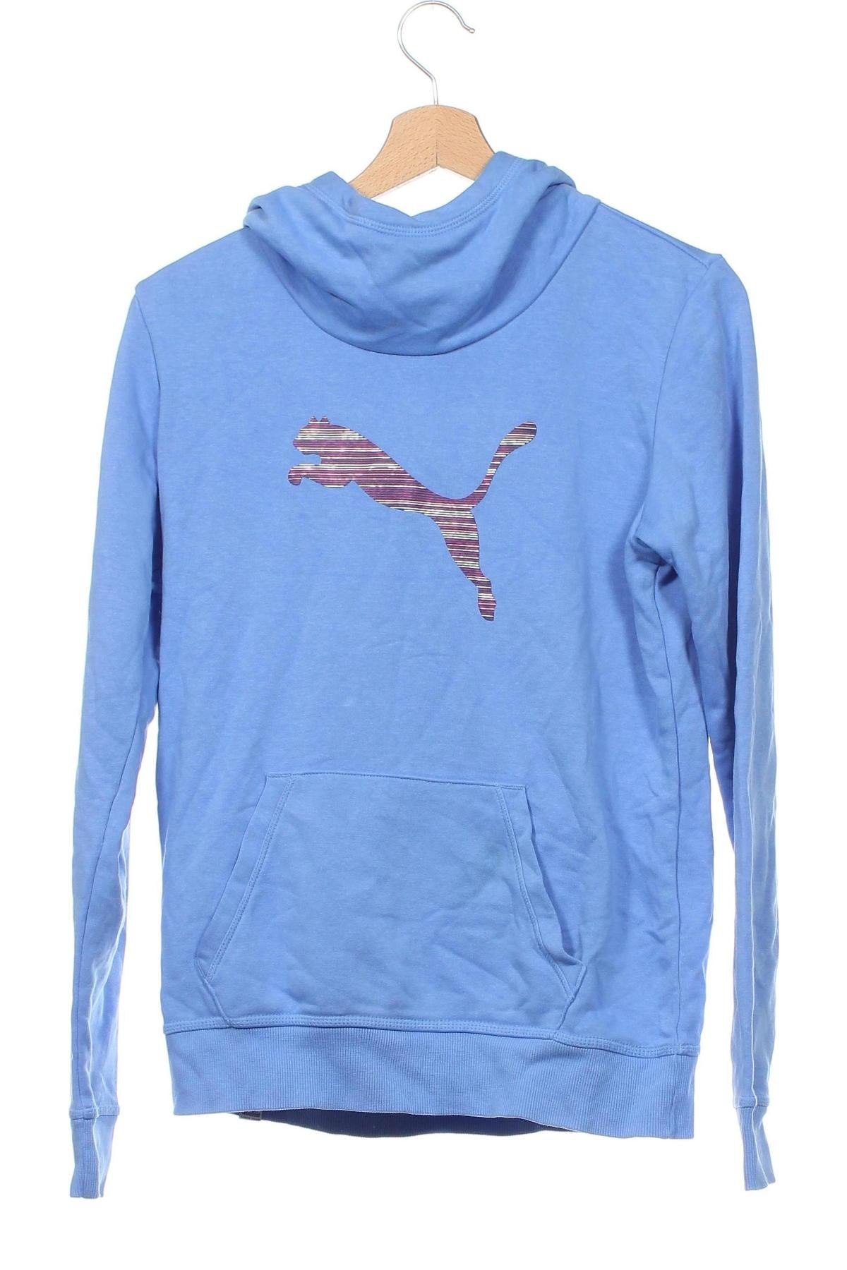 Kinder Sweatshirts PUMA, Größe 15-18y/ 170-176 cm, Farbe Blau, Preis 21,29 €