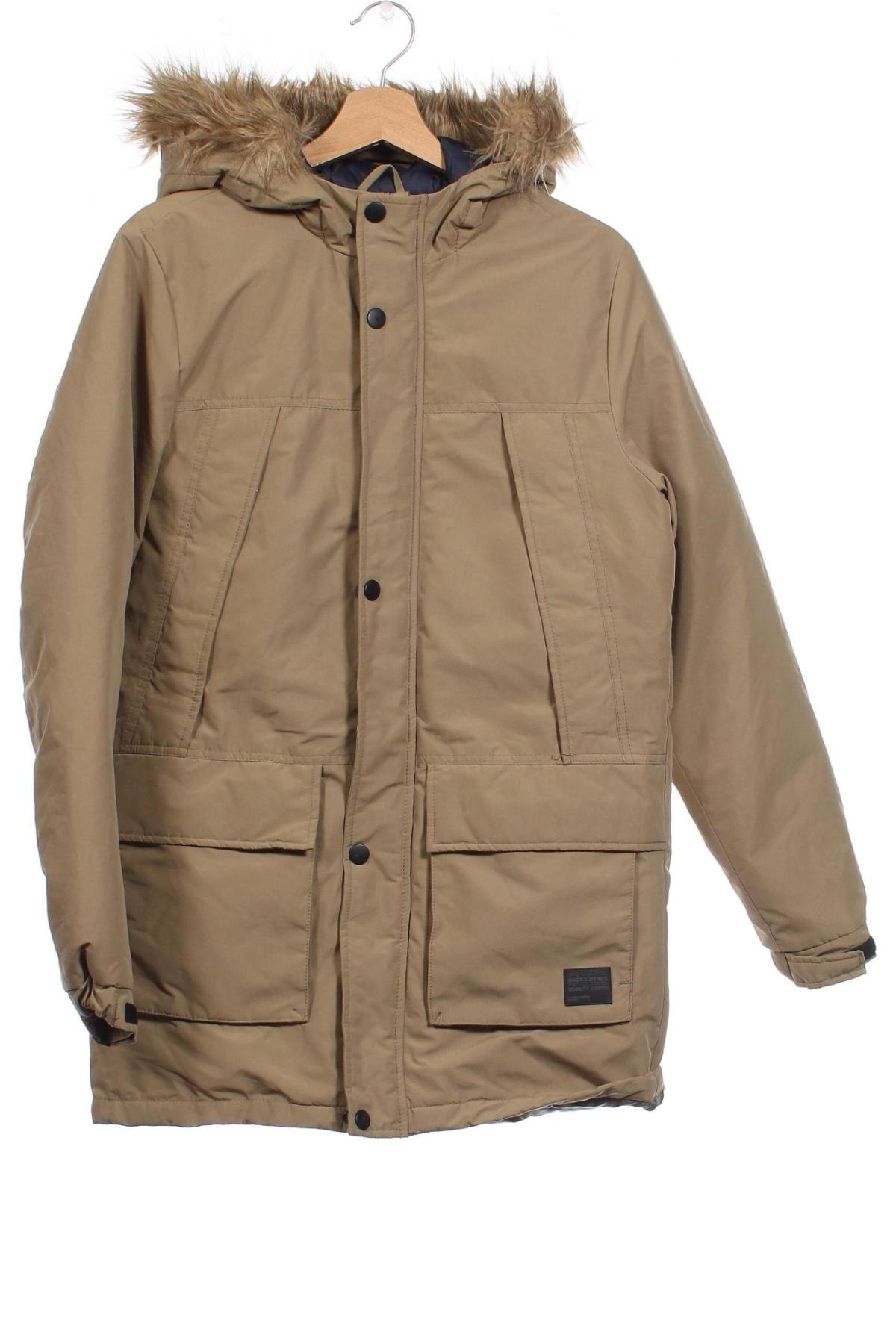 Kinderjacke Jack & Jones, Größe 15-18y/ 170-176 cm, Farbe Grün, Preis 28,49 €