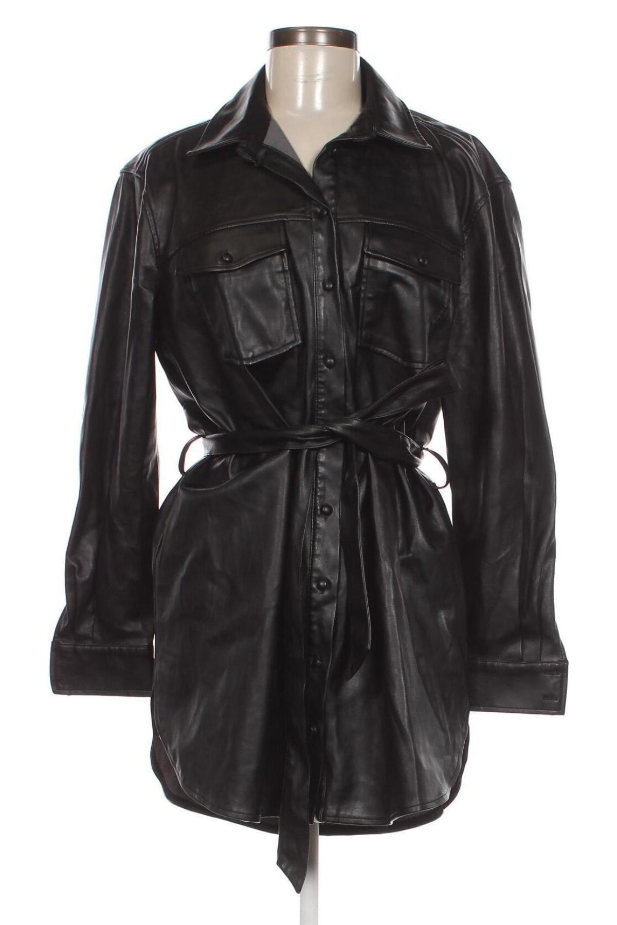 Kožené šaty  H&M, Velikost M, Barva Černá, Cena  462,00 Kč