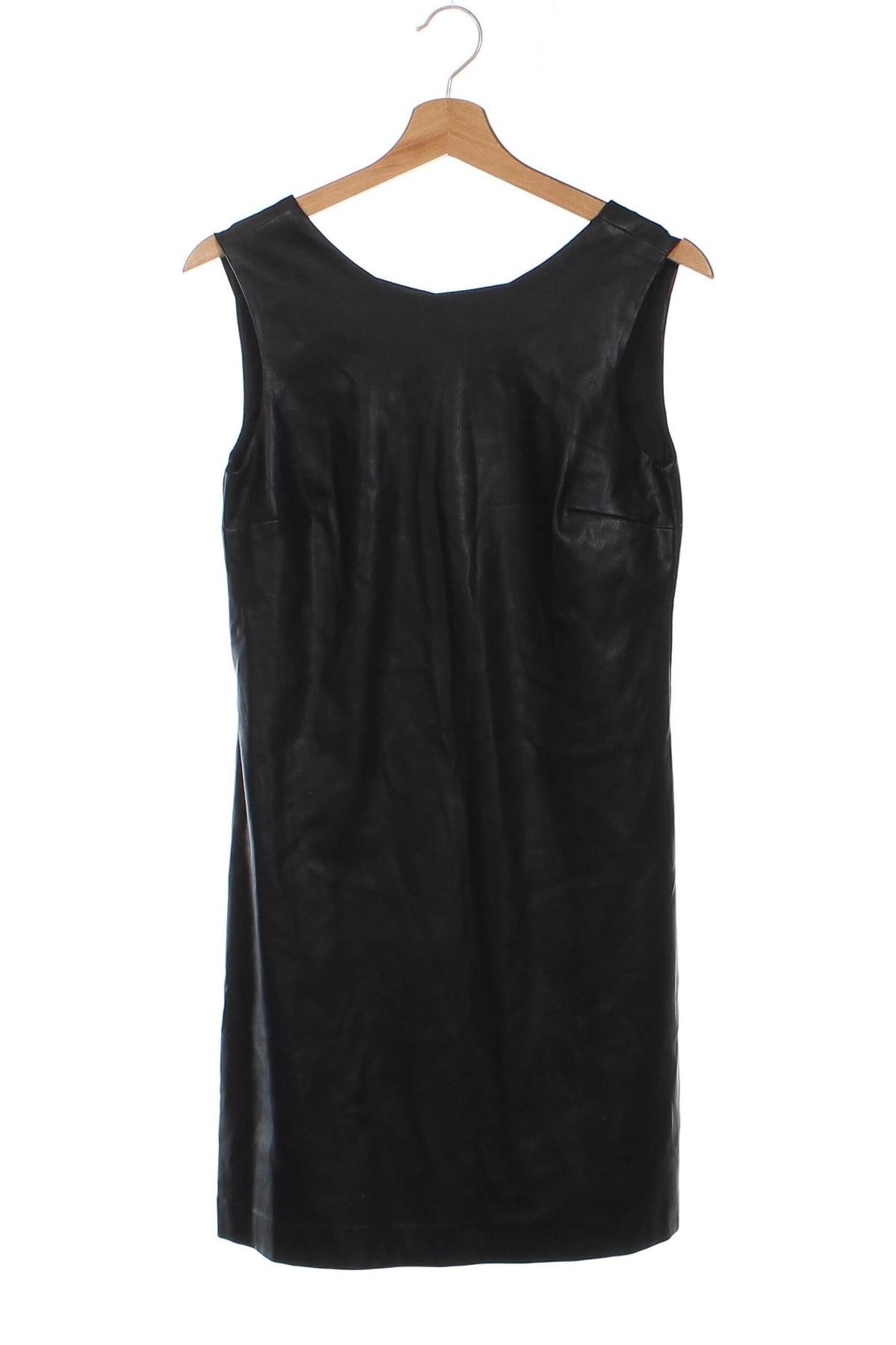Кожена рокля Reserved, Размер XS, Цвят Черен, Цена 15,67 лв.