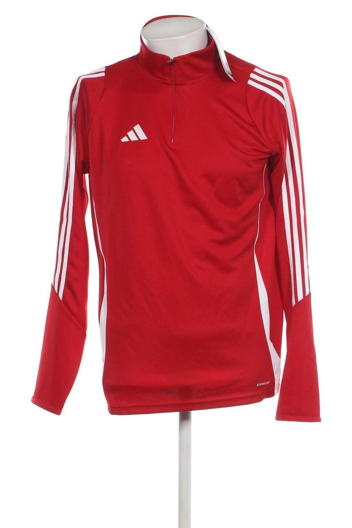 Ανδρική μπλούζα Adidas, Μέγεθος L, Χρώμα Κόκκινο, Τιμή 39,30 €
