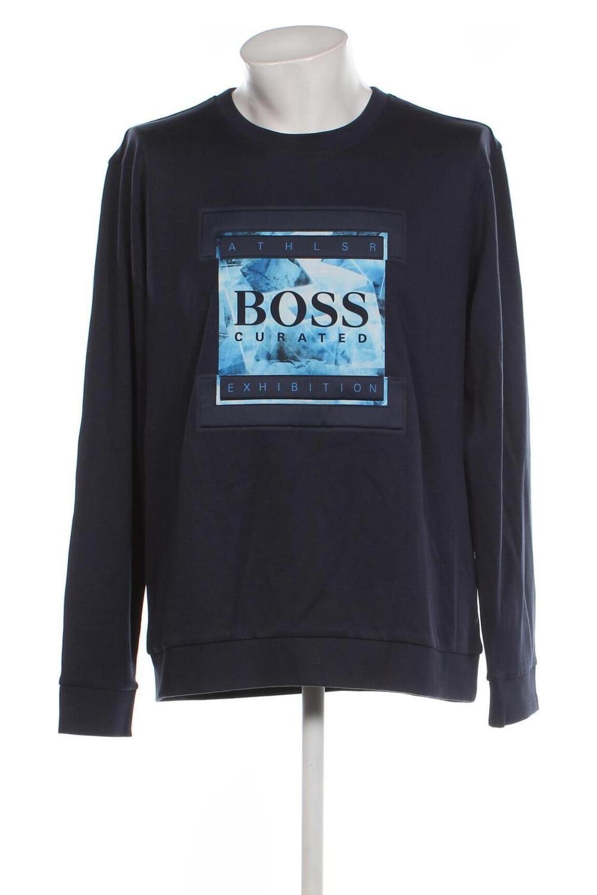 Ανδρική μπλούζα BOSS, Μέγεθος 3XL, Χρώμα Μπλέ, Τιμή 90,54 €