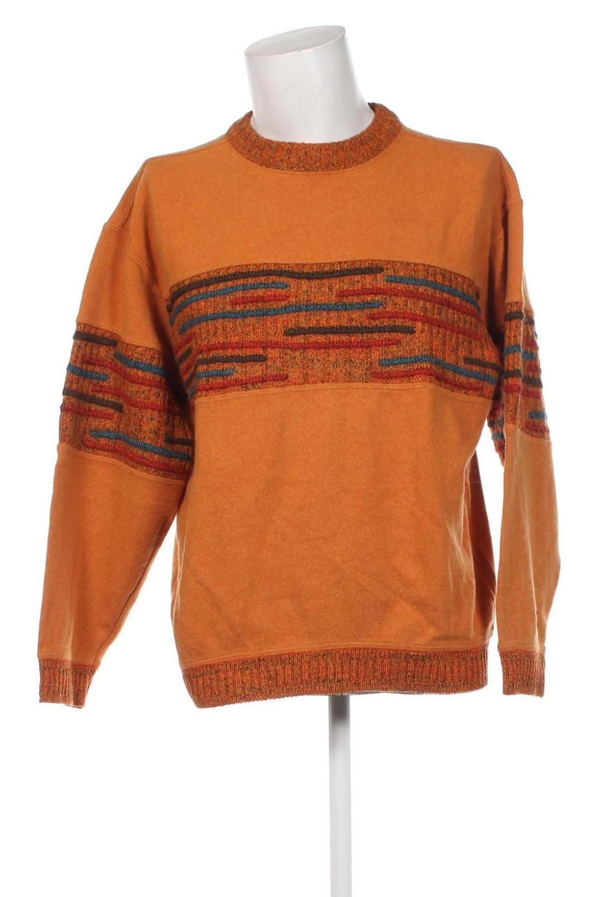 Herren Shirt Carlo Colucci, Größe L, Farbe Orange, Preis 30,06 €