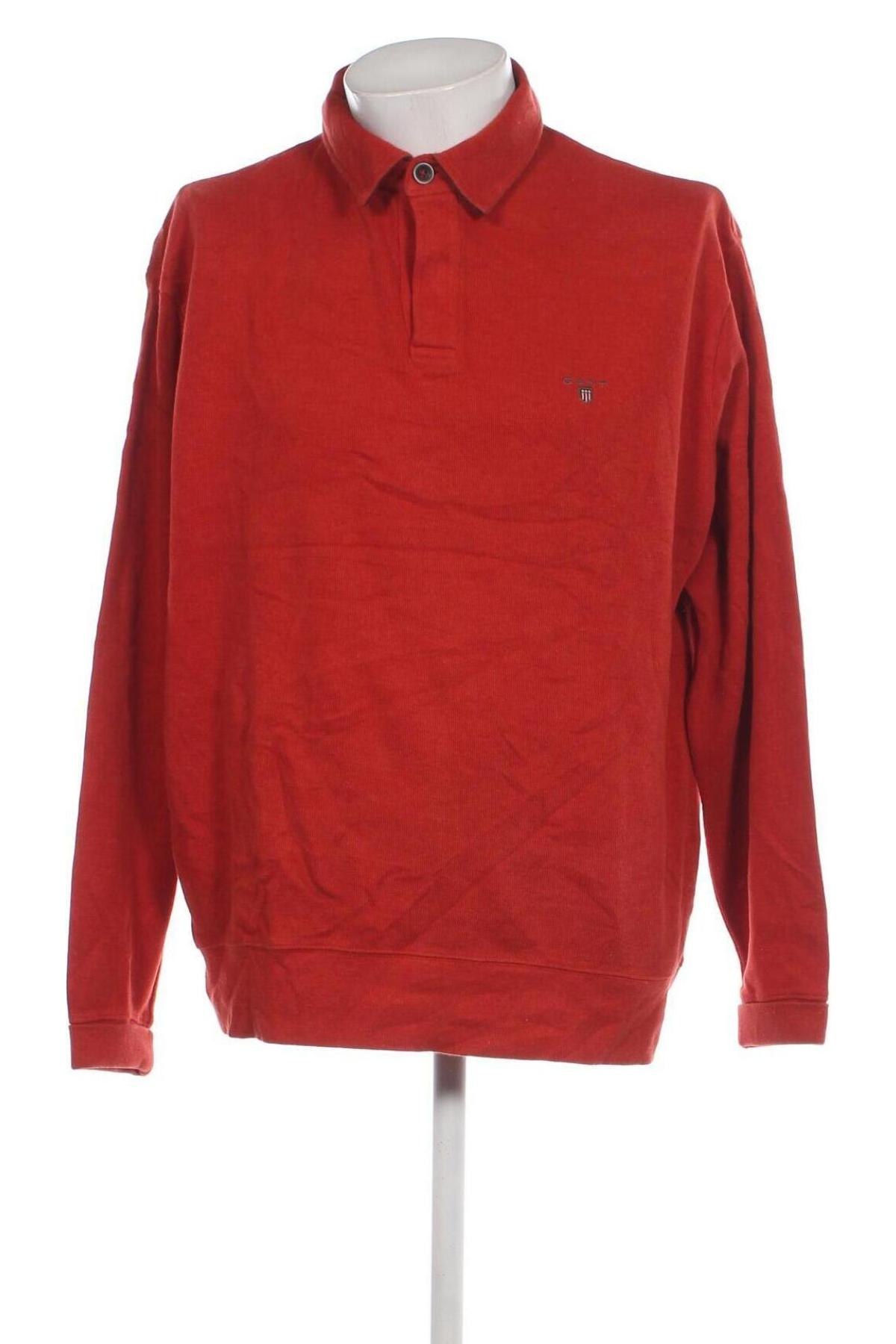 Ανδρική μπλούζα Gant, Μέγεθος XXL, Χρώμα Πορτοκαλί, Τιμή 37,85 €