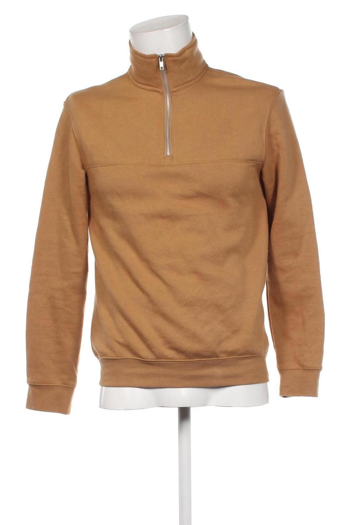 Ανδρική μπλούζα H&M, Μέγεθος S, Χρώμα Καφέ, Τιμή 4,11 €