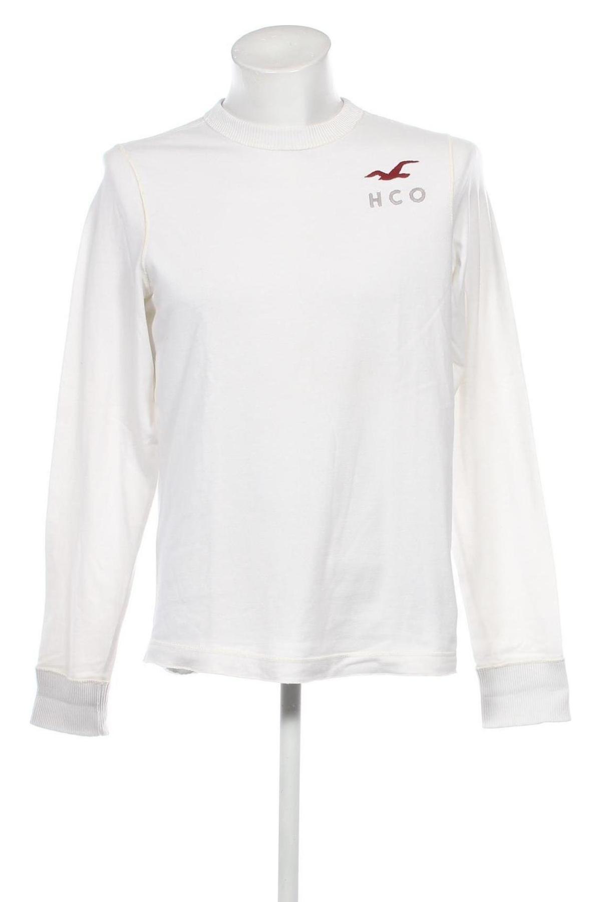 Ανδρική μπλούζα Hollister, Μέγεθος XL, Χρώμα Λευκό, Τιμή 31,96 €