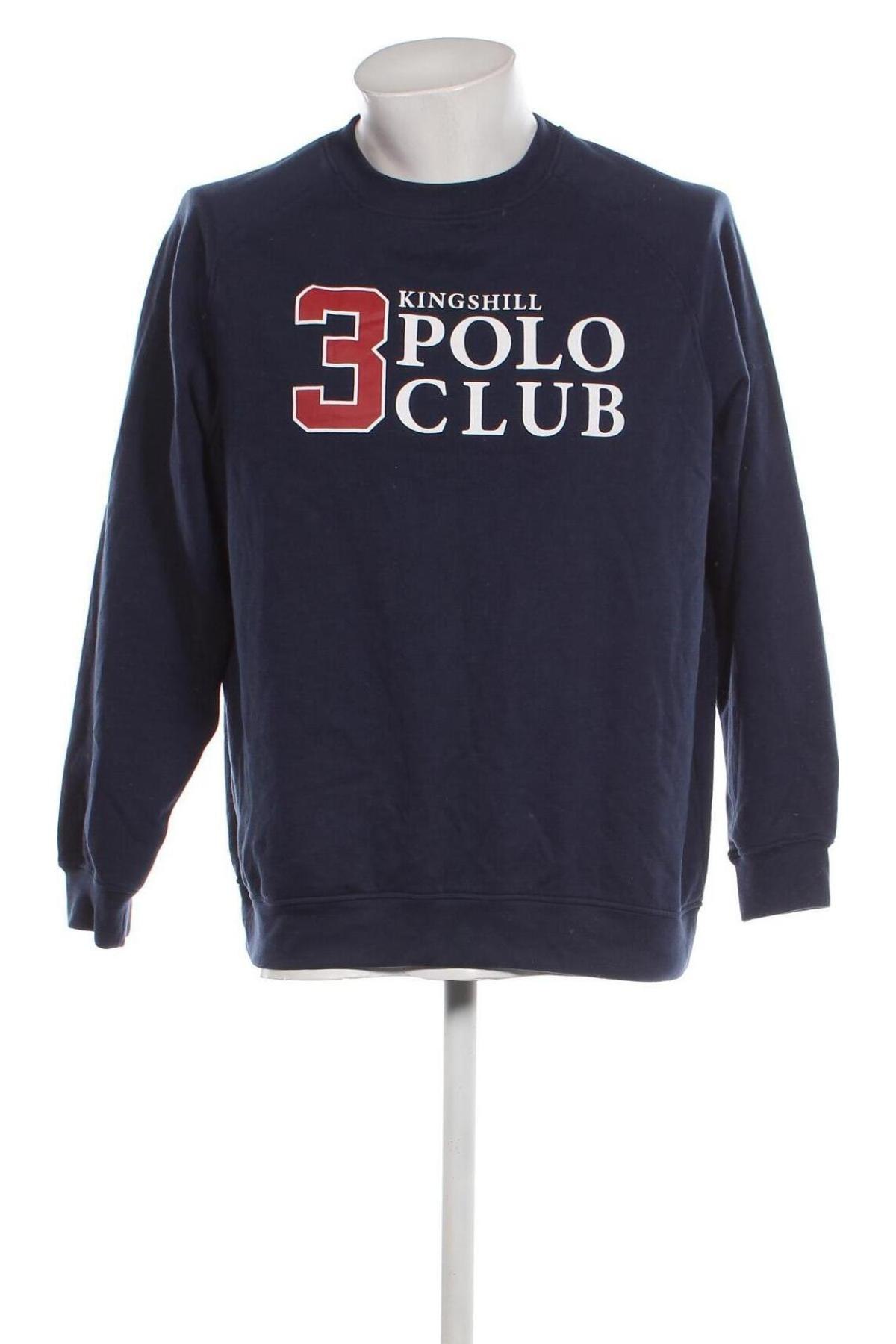 Ανδρική μπλούζα Kingshill Polo club, Μέγεθος XL, Χρώμα Μπλέ, Τιμή 8,35 €