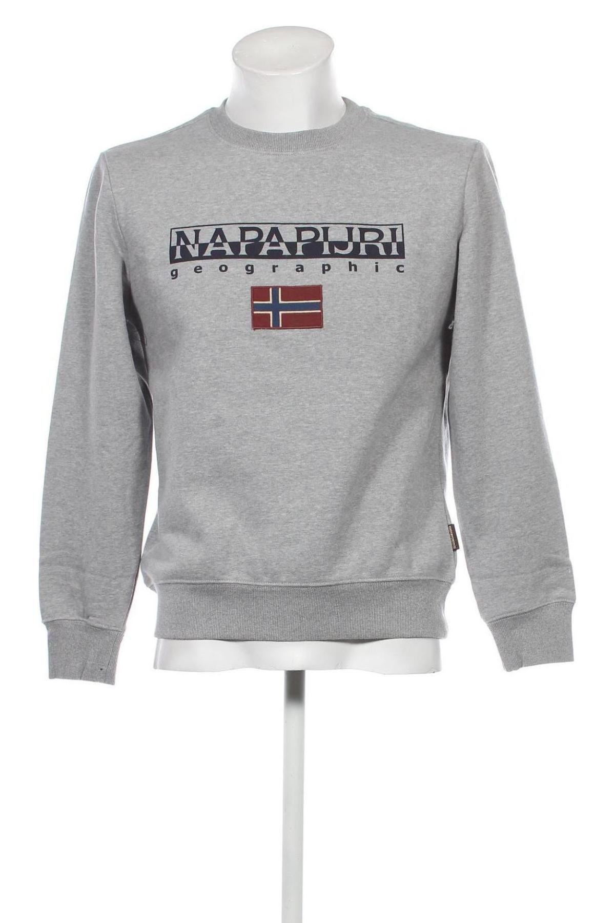 Ανδρική μπλούζα Napapijri, Μέγεθος M, Χρώμα Γκρί, Τιμή 67,73 €