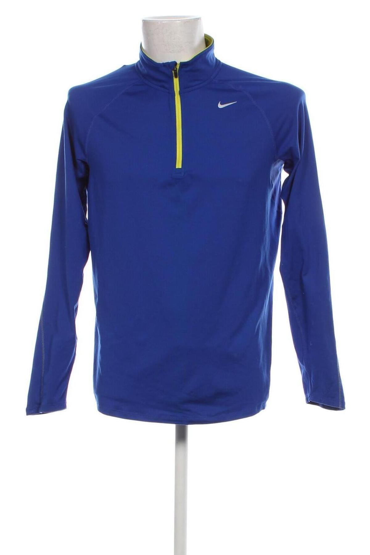 Herren Shirt Nike Running, Größe M, Farbe Blau, Preis 20,11 €