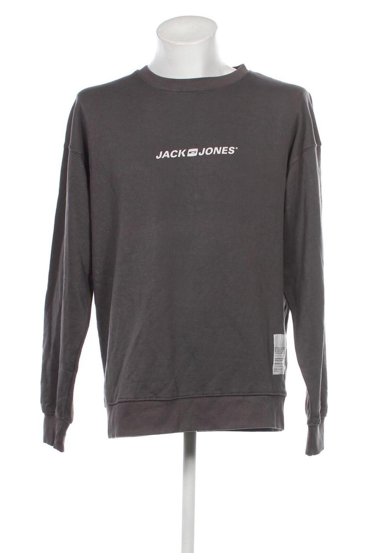 Ανδρική μπλούζα Originals By Jack & Jones, Μέγεθος L, Χρώμα Γκρί, Τιμή 12,80 €