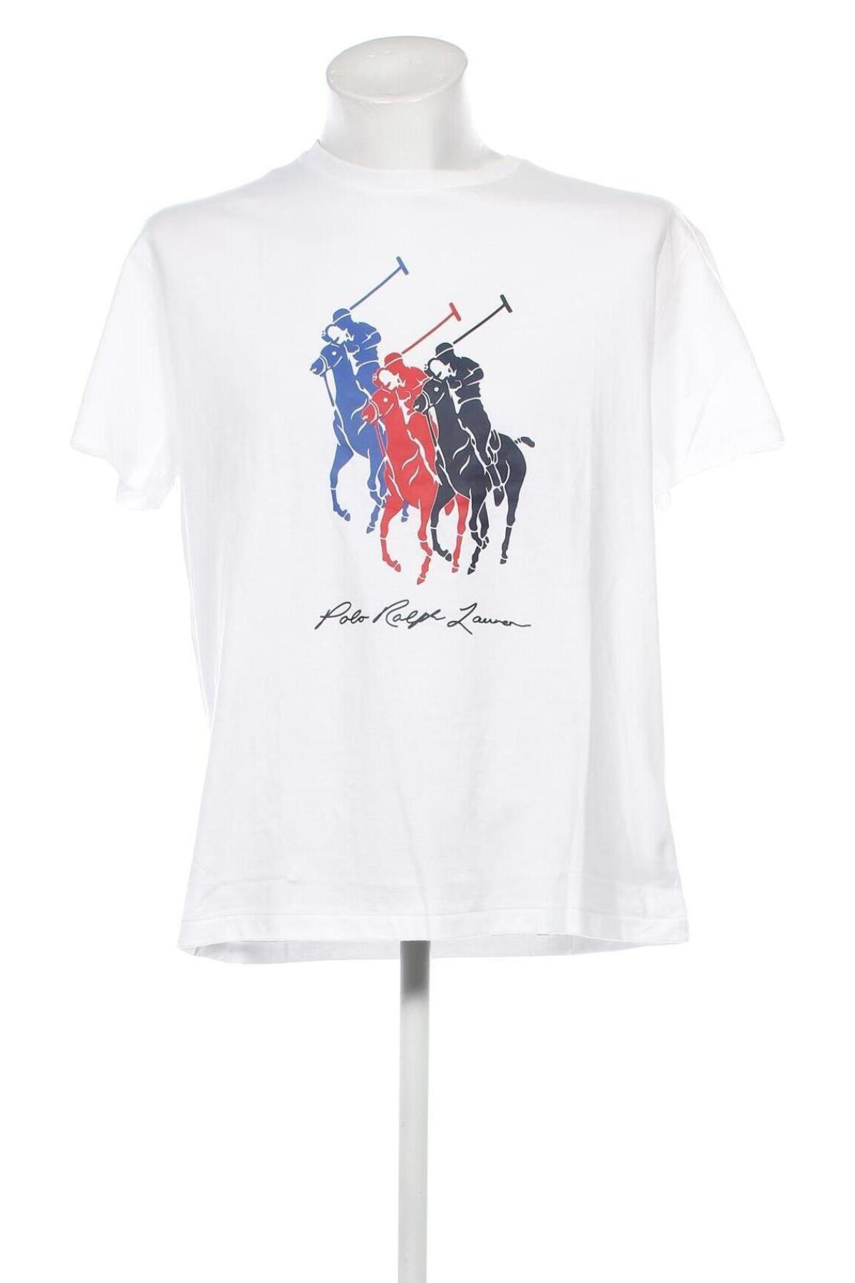 Pánské tričko  Polo By Ralph Lauren, Velikost M, Barva Bílá, Cena  2 333,00 Kč