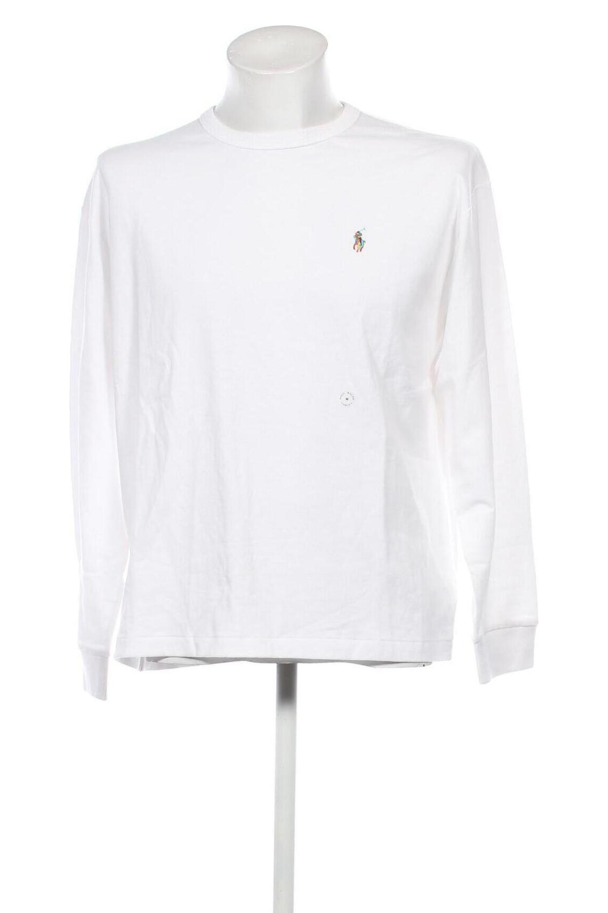 Męska bluzka Polo By Ralph Lauren, Rozmiar M, Kolor Biały, Cena 386,23 zł