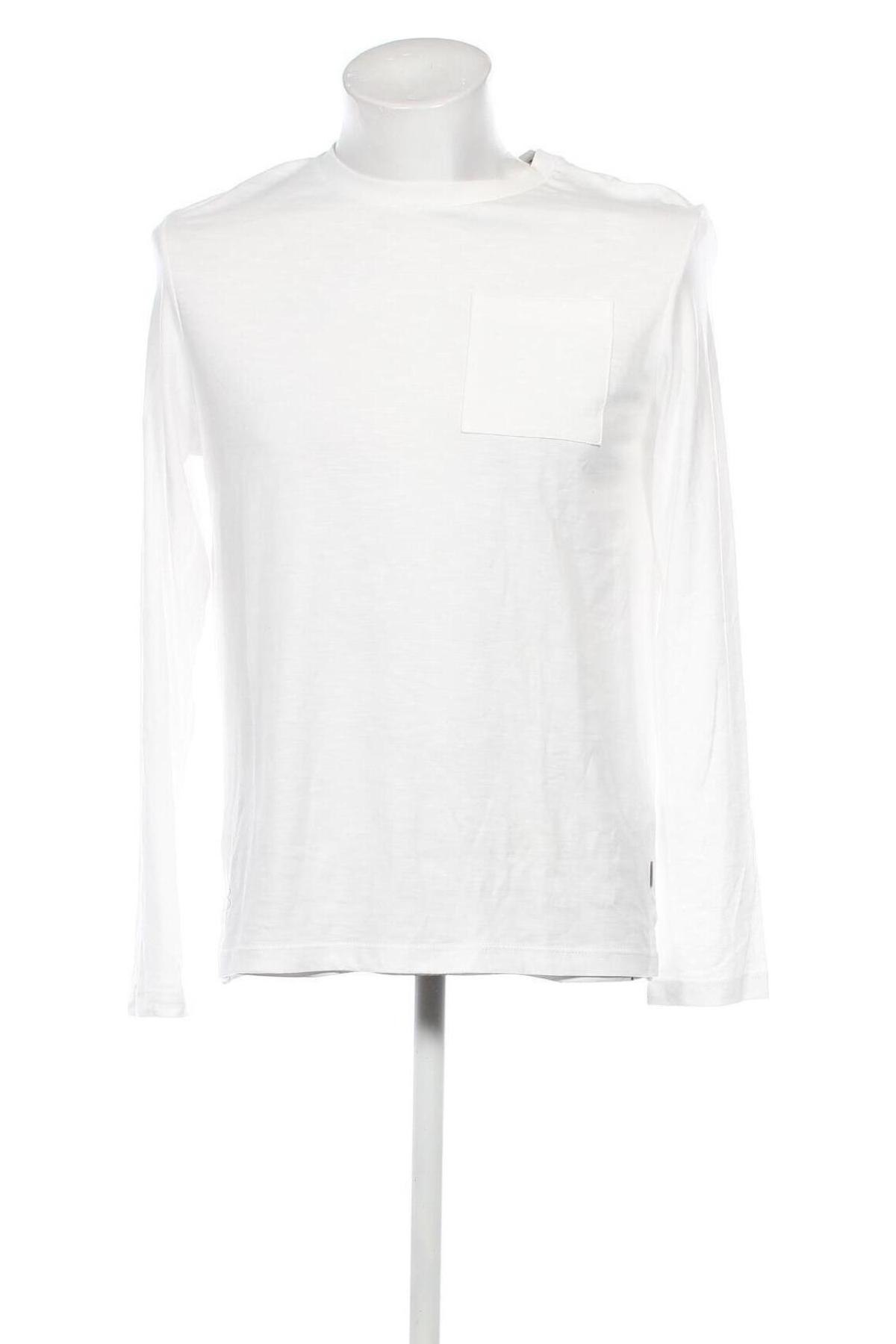 Ανδρική μπλούζα S.Oliver, Μέγεθος M, Χρώμα Λευκό, Τιμή 15,98 €
