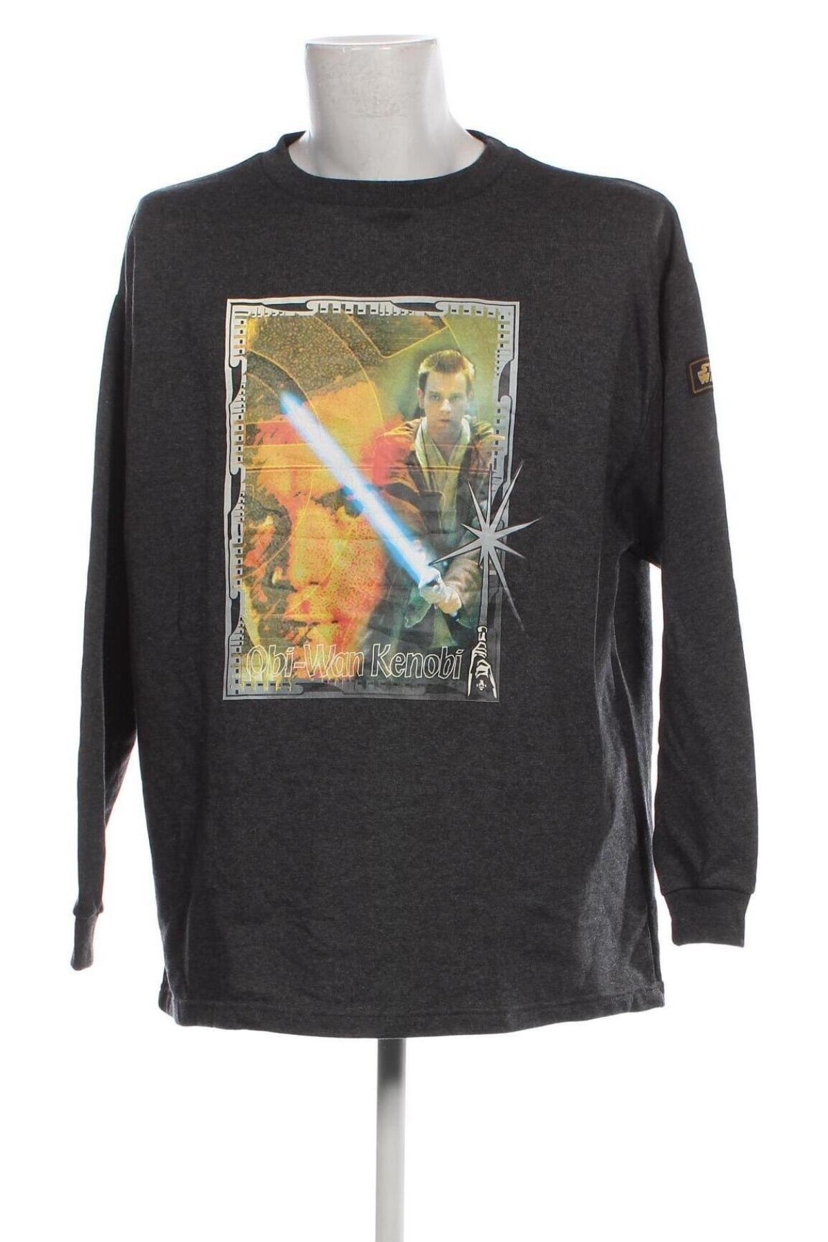 Мъжка блуза Star Wars, Размер XL, Цвят Сив, Цена 62,00 лв.