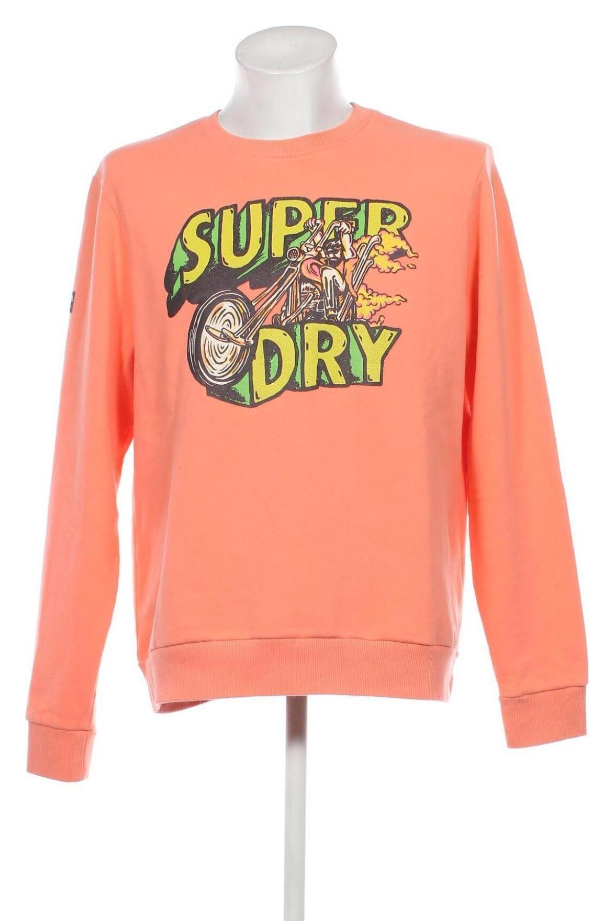 Ανδρική μπλούζα Superdry, Μέγεθος XXL, Χρώμα Πορτοκαλί, Τιμή 30,67 €