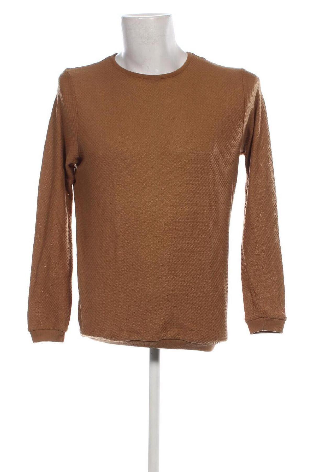 Мъжка блуза Zara Man, Размер L, Цвят Кафяв, Цена 10,00 лв.