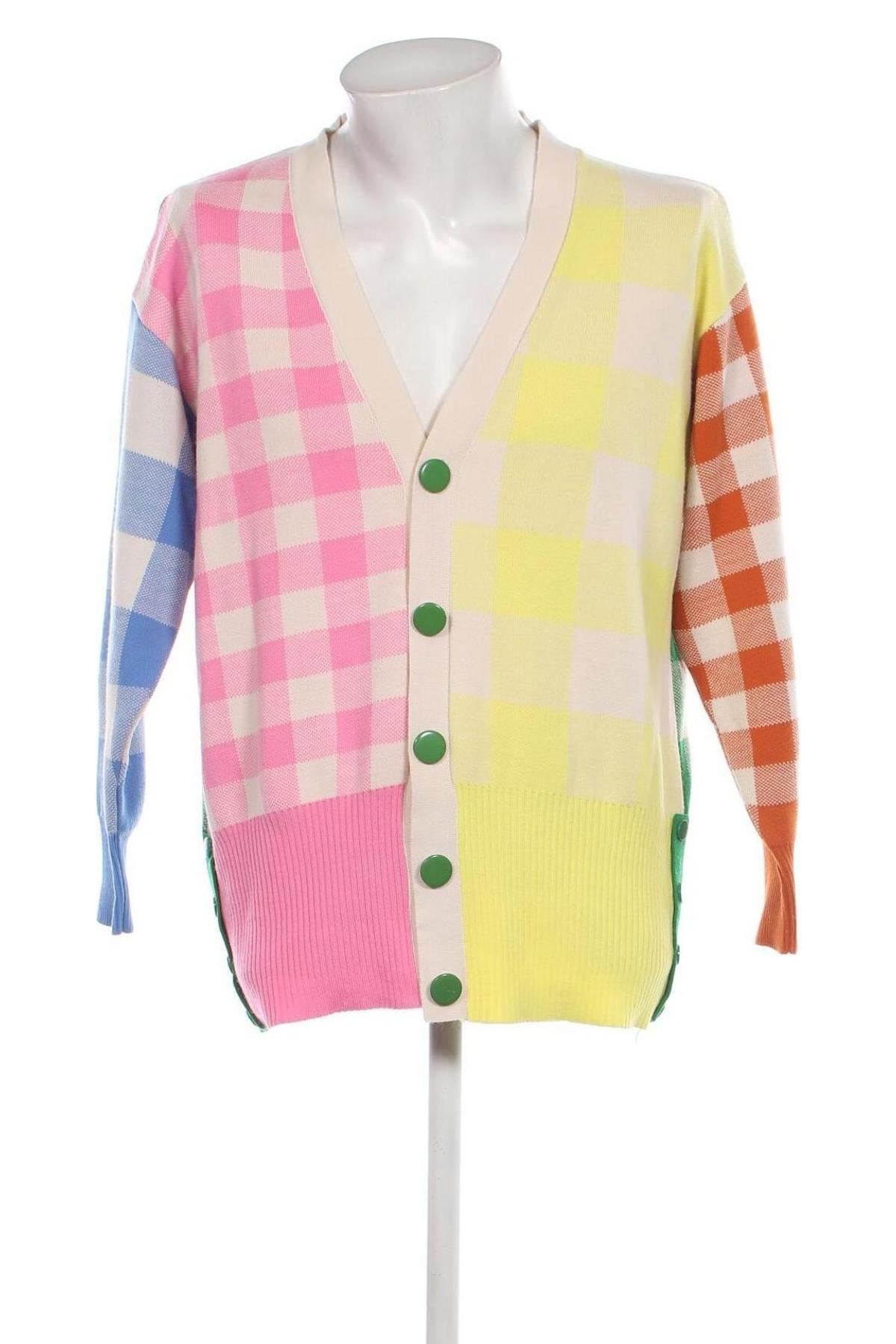 Jachetă tricotată de bărbați, Mărime XL, Culoare Multicolor, Preț 37,73 Lei