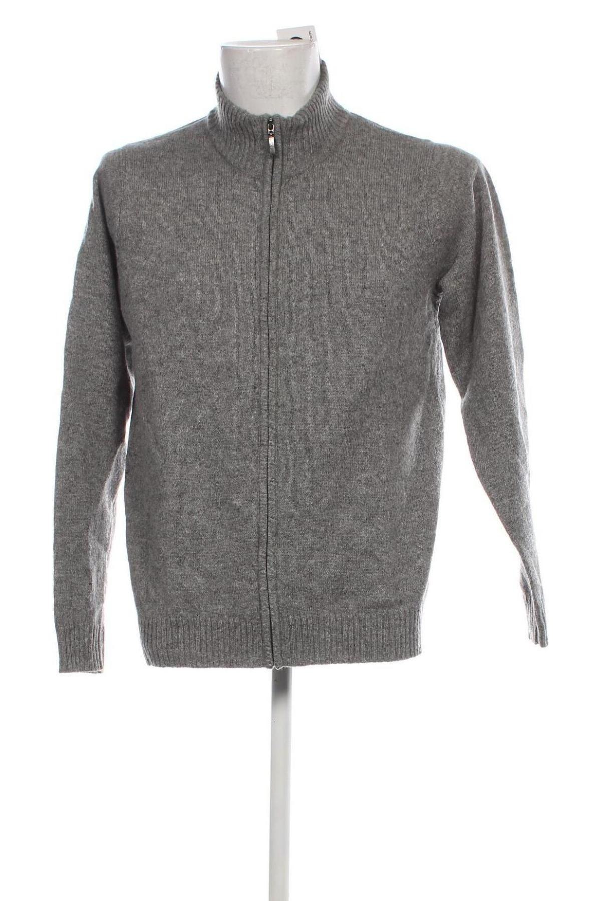 Herren Strickjacke Camargue, Größe L, Farbe Grau, Preis € 11,30