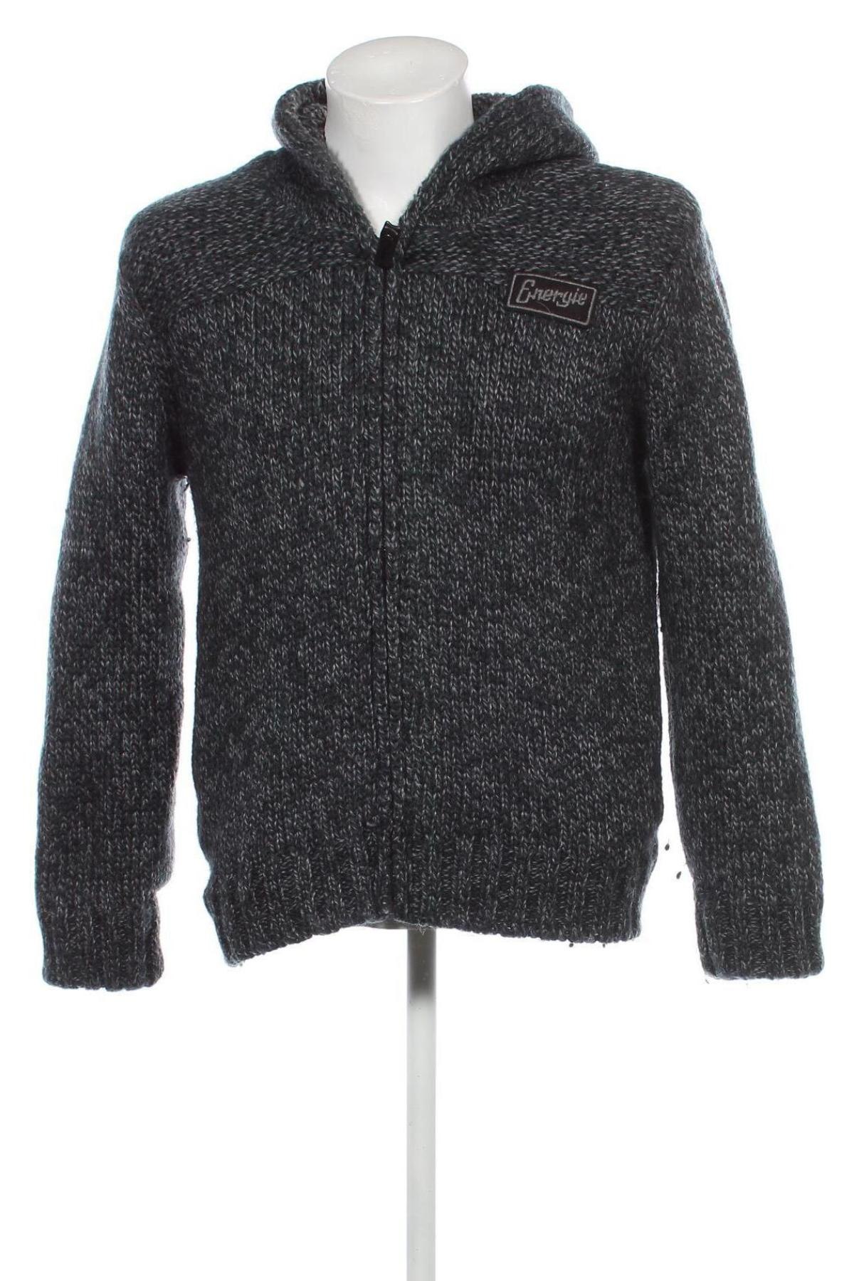 Herren Strickjacke ENERGIE, Größe XL, Farbe Grau, Preis 38,83 €