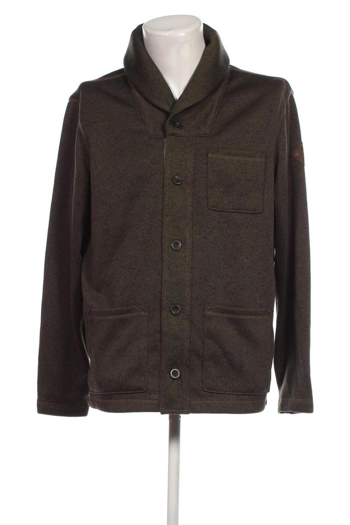 Herren Strickjacke Eddie Bauer, Größe L, Farbe Grün, Preis € 7,99