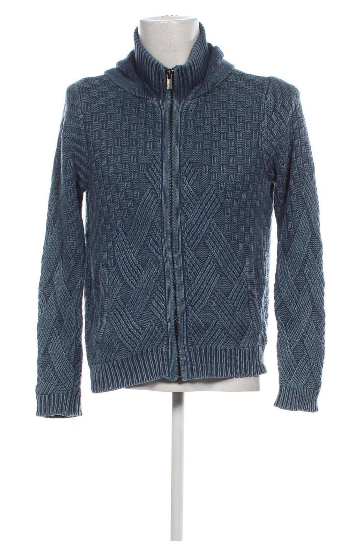 Herren Strickjacke Guess, Größe M, Farbe Blau, Preis € 34,51