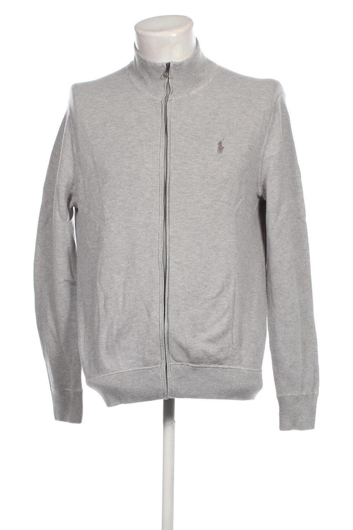 Herren Strickjacke Polo By Ralph Lauren, Größe M, Farbe Grau, Preis € 75,52