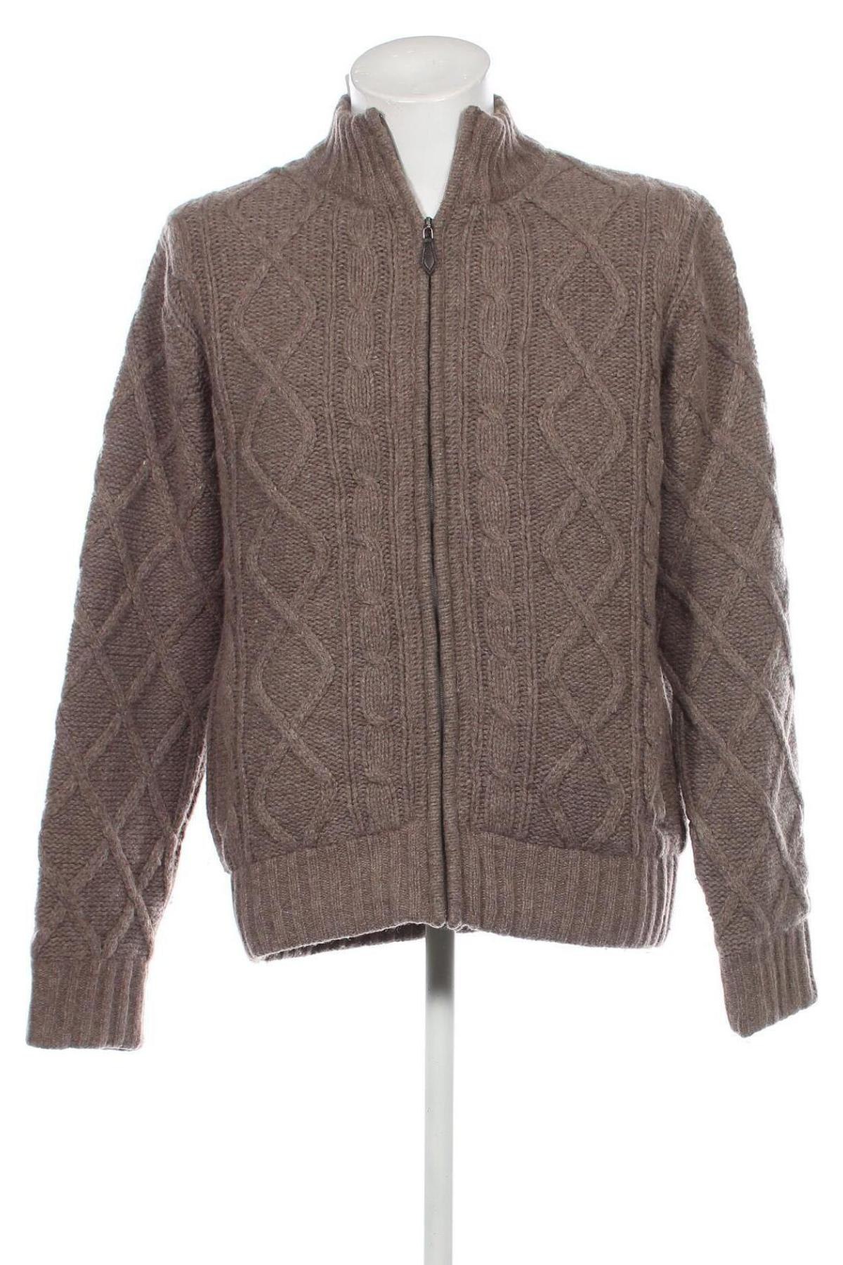 Herren Strickjacke Walbusch, Größe XL, Farbe Braun, Preis 38,83 €