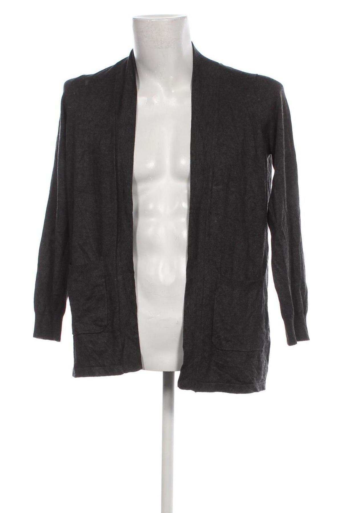 Jachetă tricotată de bărbați Zara Man, Mărime S, Culoare Gri, Preț 42,10 Lei